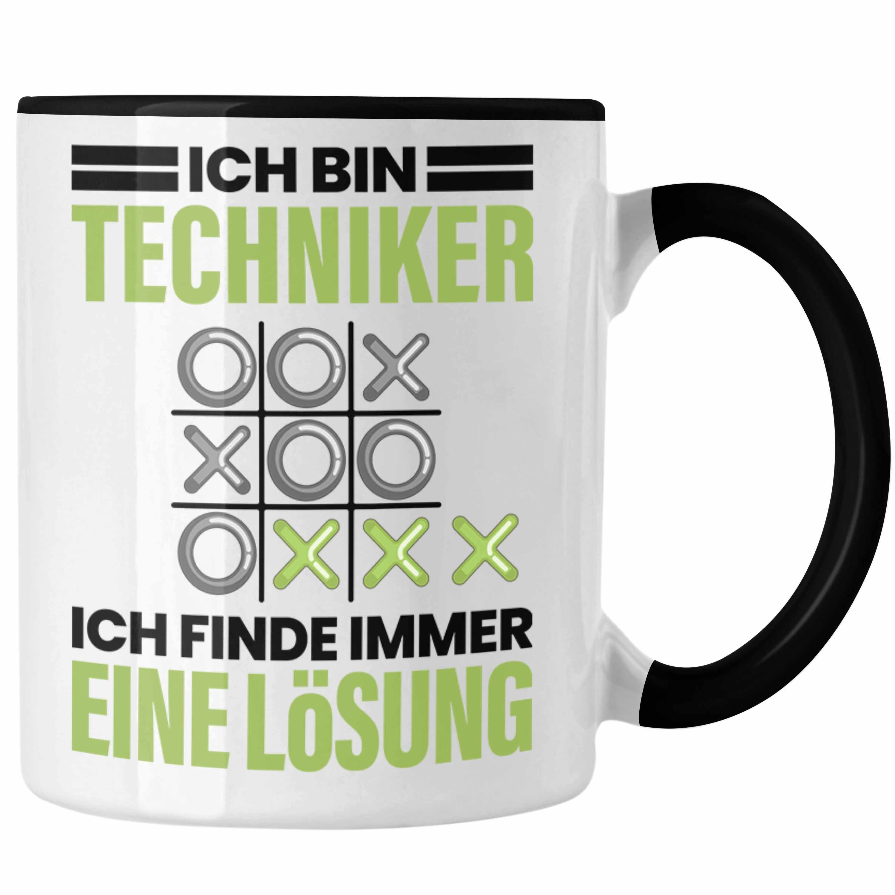Trendation Tasse Trendation - Techniker Tasse Geschenk Männer Spruch Ich Finde Immer Ei