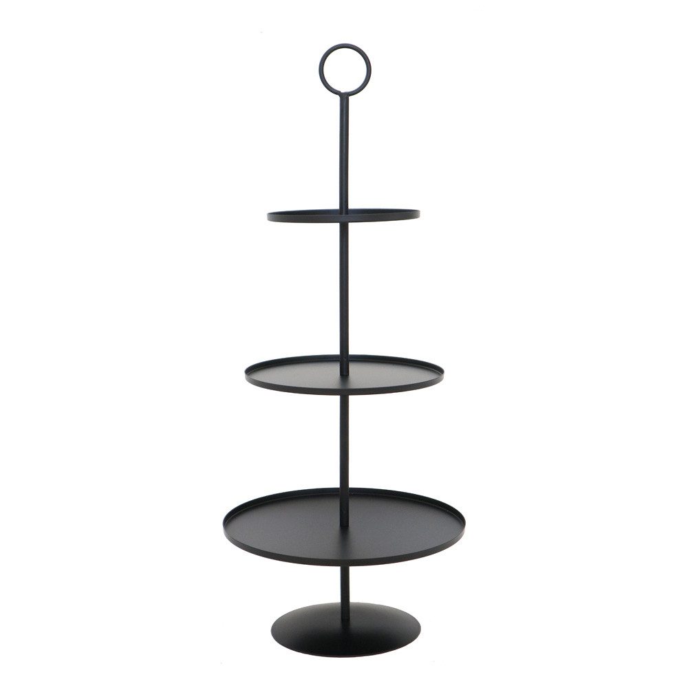 Etagere Etagere SIMPLE schwarz matt schlicht modern H60,5cm Metalletagere