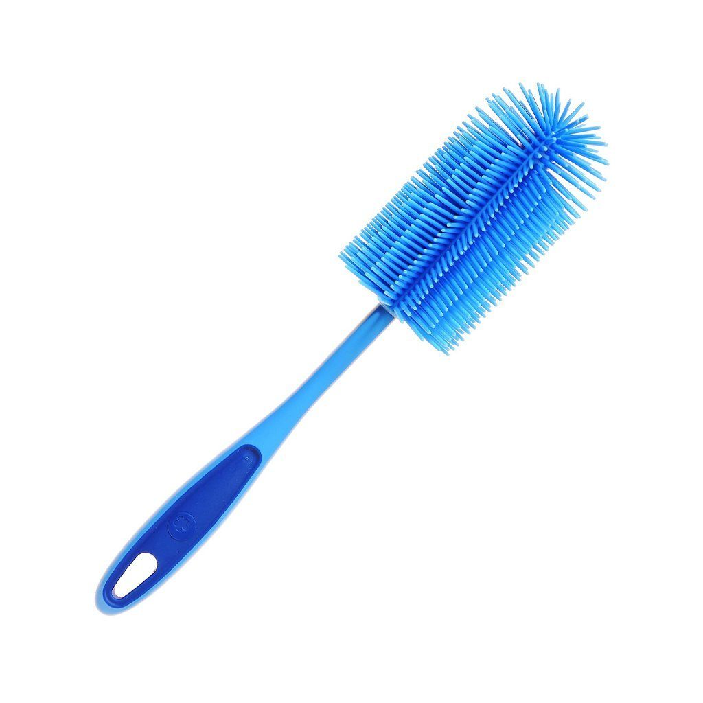 Hygienisch Kochblume Silikon Reinigungsbürste Spülbürste, hellblau