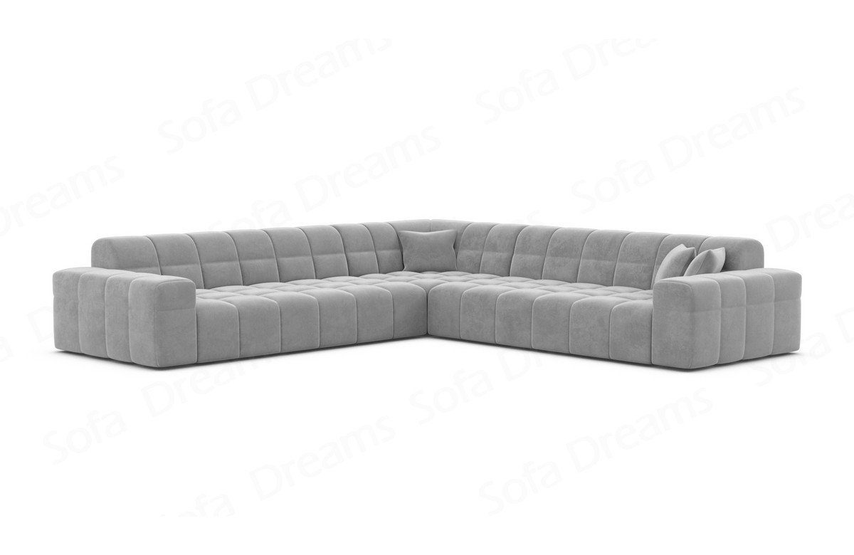 Dreams L Ibiza Samtsofa Form Polsterecksofa Sofa Luxus Eckcouch Stoff Modern Sofa Ecksofa