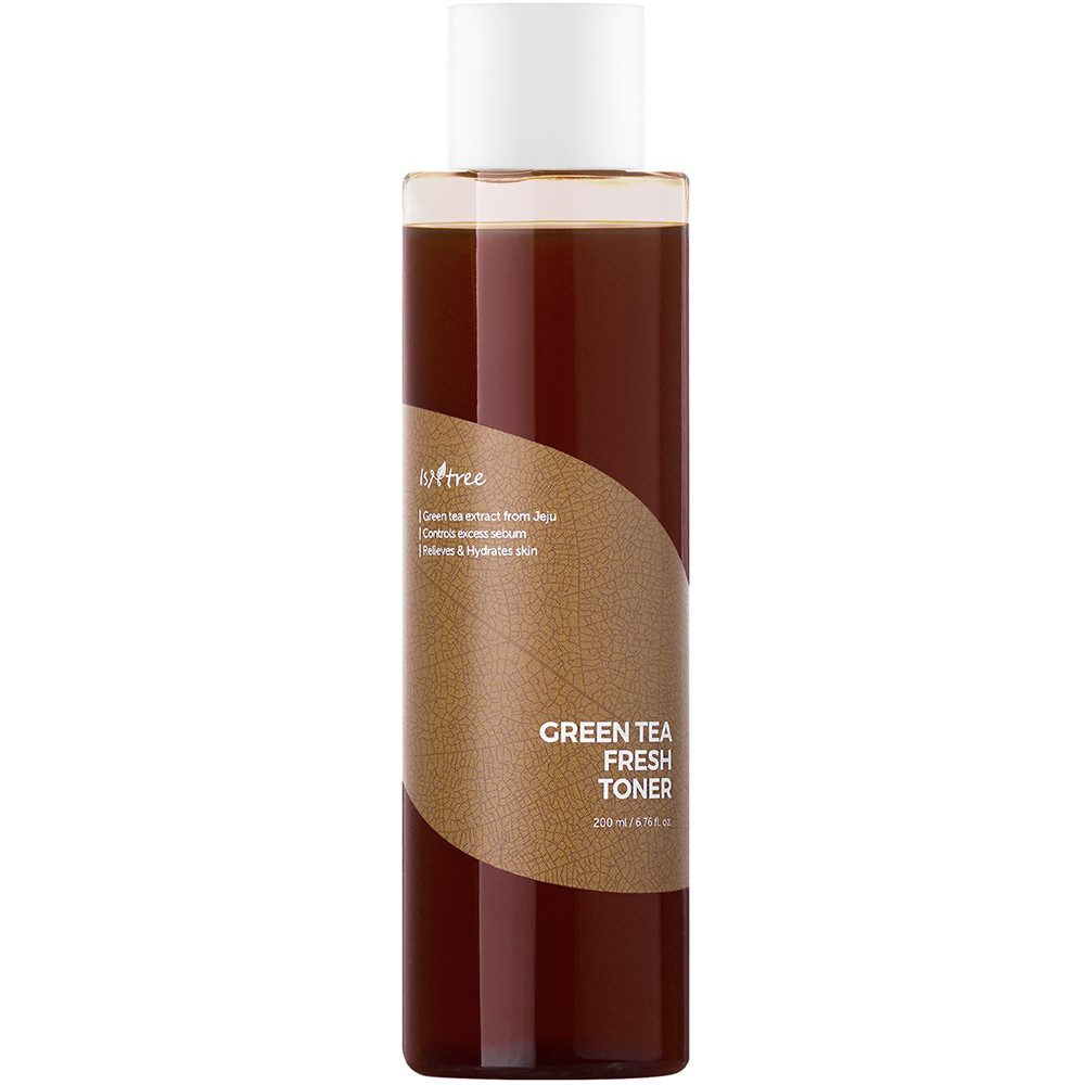Isntree Toner GREEN TEA FRESH TONER, Für fettige, empfindliche Haut, reguliert Talg und beruhigt sichtbar