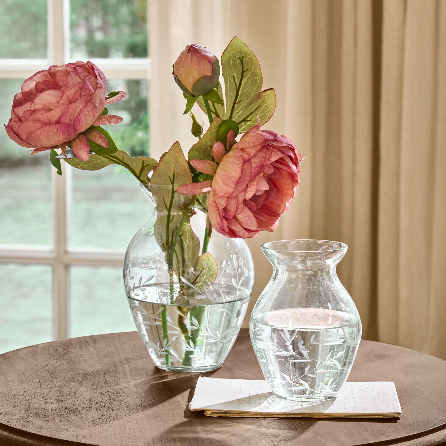 Mirabeau Tischvase Vase 2er Set Paimpont klar