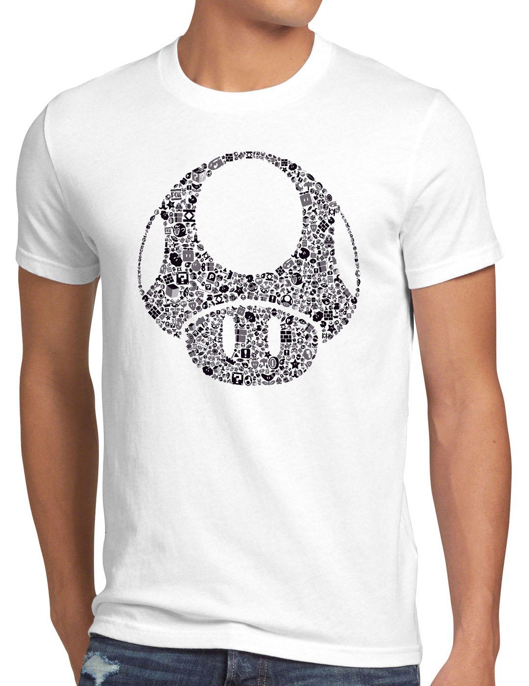 style3 T-Shirt Super Toad mario videospiel günstig online kaufen