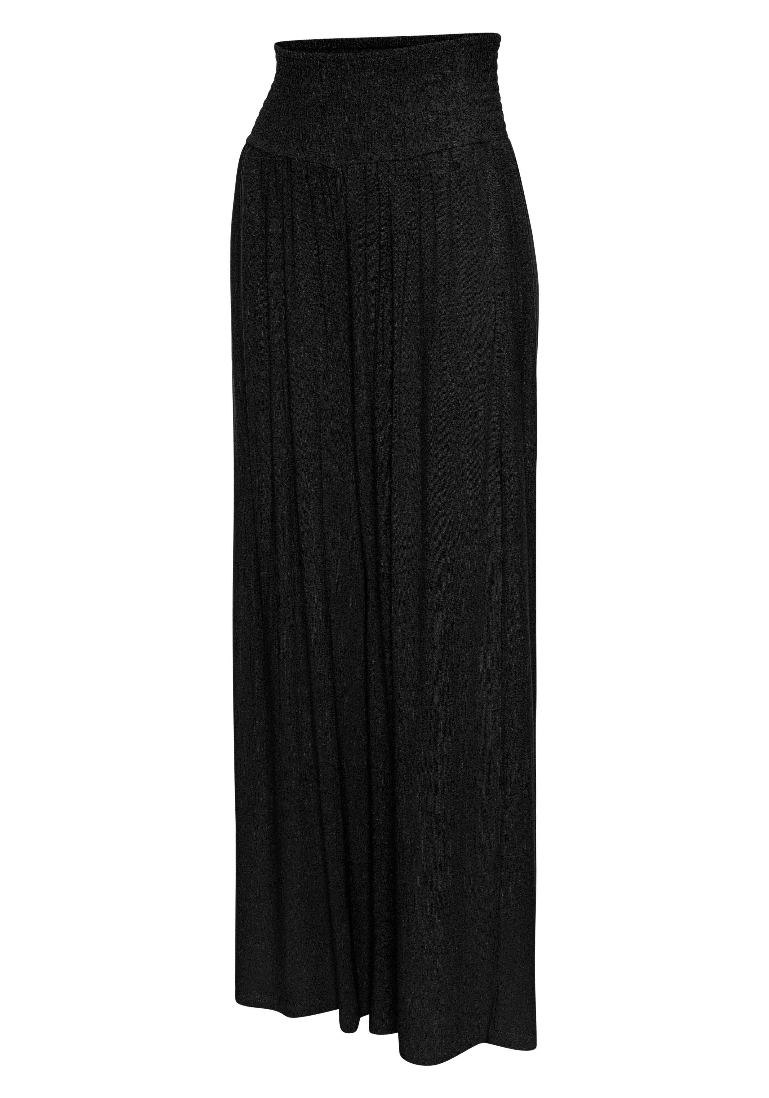 French Connection Leinenhose mit hohem Smokbund weite Palazzohose für den Sommer, lockere Schlupfhose, Strandhose – Bild 5 von 5