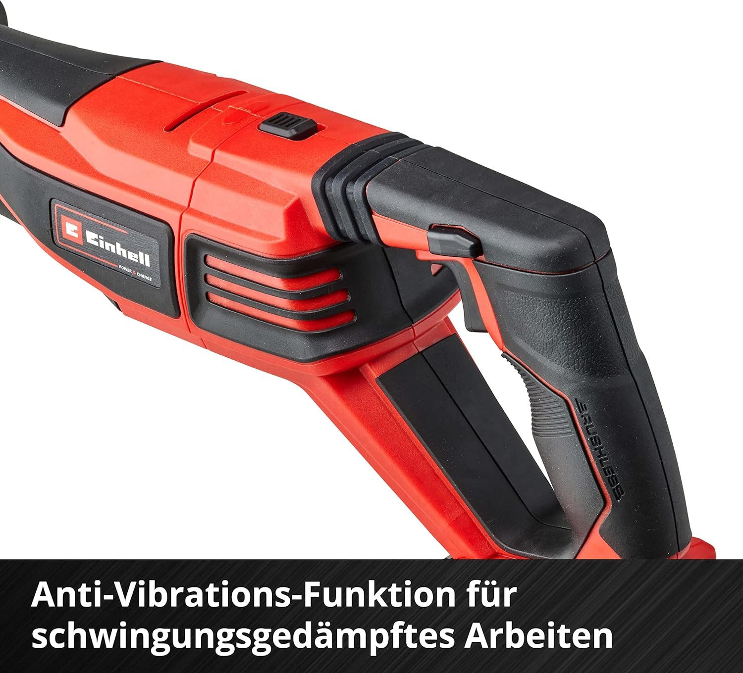 Einhell Akku-Säbelsäge säge TP-AP 18/28 Li BL+Akku 4.0 Ah Lader + 2 Sägeblätter + Bag
