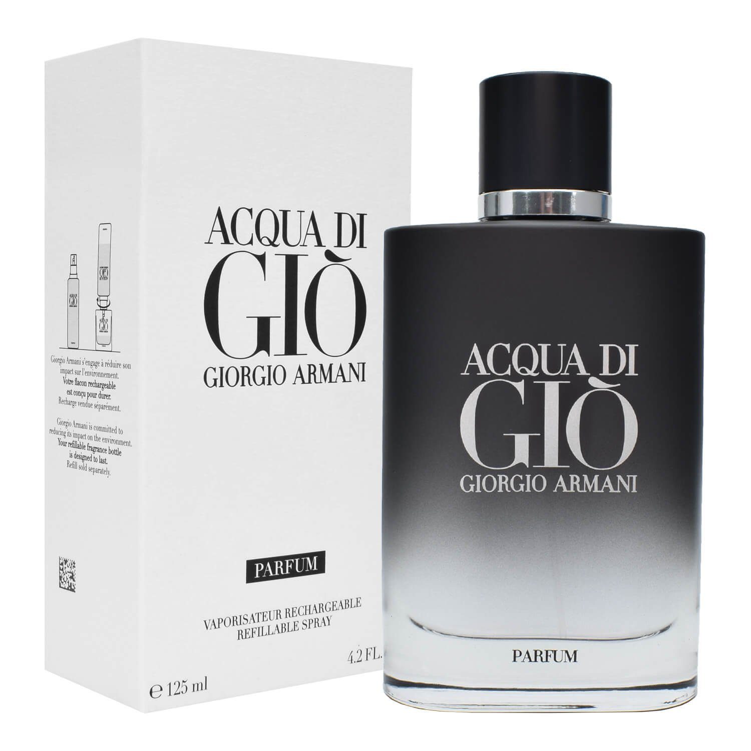 ml, Acqua Extrait Giorgio Armani Homme Gio Parfum Di nachfüllbar 125