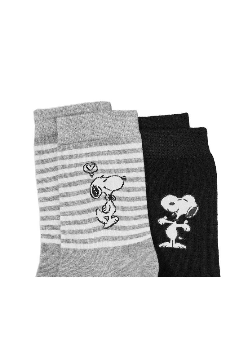 ONOMATO! 4er Damen Strümpfe Pack Peanuts (4-Paar) Socken Socken Snoopy