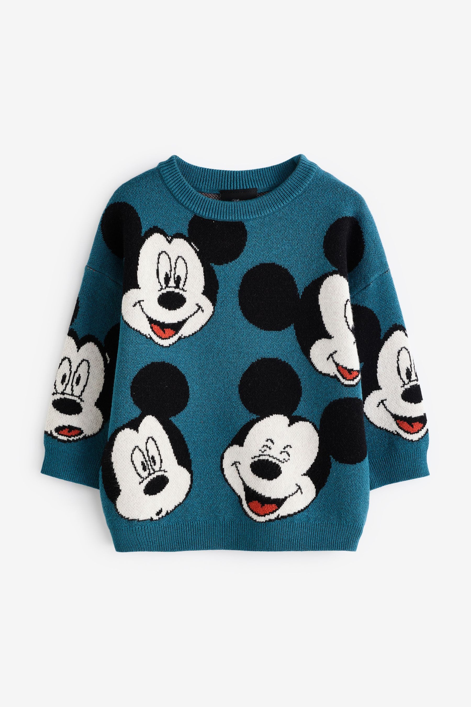 Next Rundhalspullover Gestrickter Rundhalspullover, Mickey Mouse günstig online kaufen