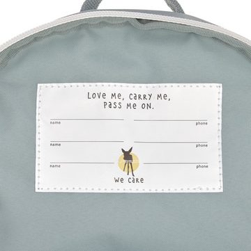 LÄSSIG Kinderrucksack About Friends, Tiny Backpacks, Dino grey, PETA-approved vegan