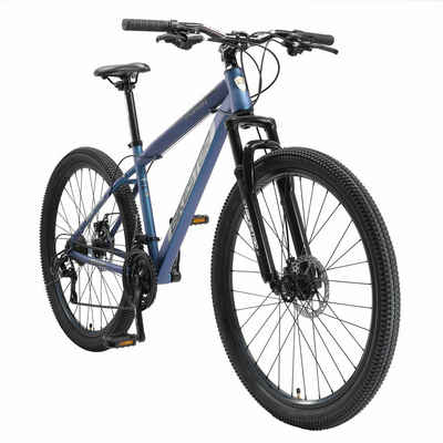 Bikestar Mountainbike 27.5 Zoll Reifen 17 Zoll Rahmen, 21 Gang Shimano Tourney RD-TY300 Schaltwerk, Kettenschaltung, 27.5 Zoll