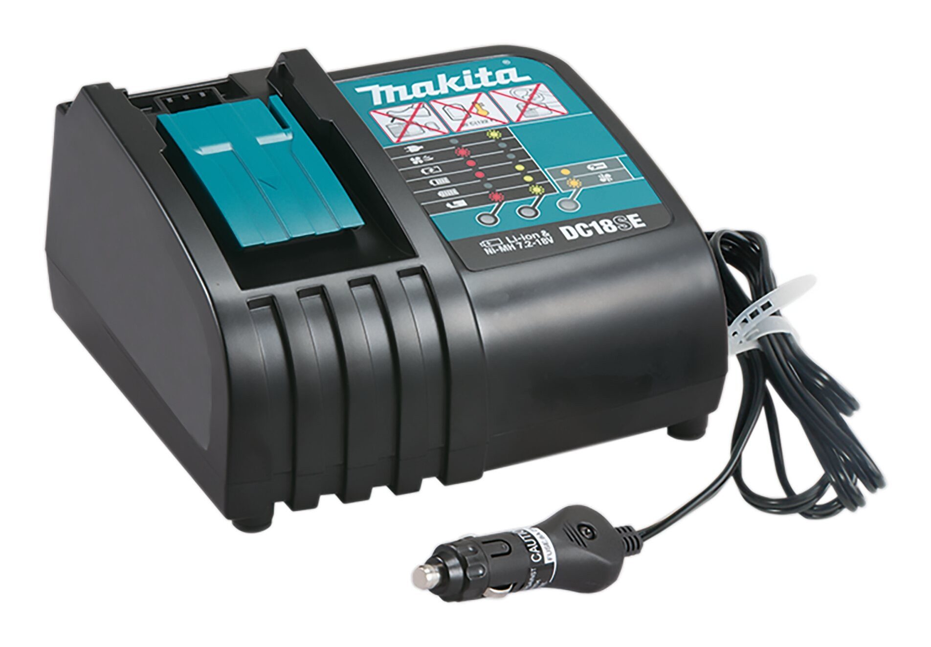 Makita Akku-Ladestation (Auto-Ladegerät DC18SE LXT, 14,4V/18V)