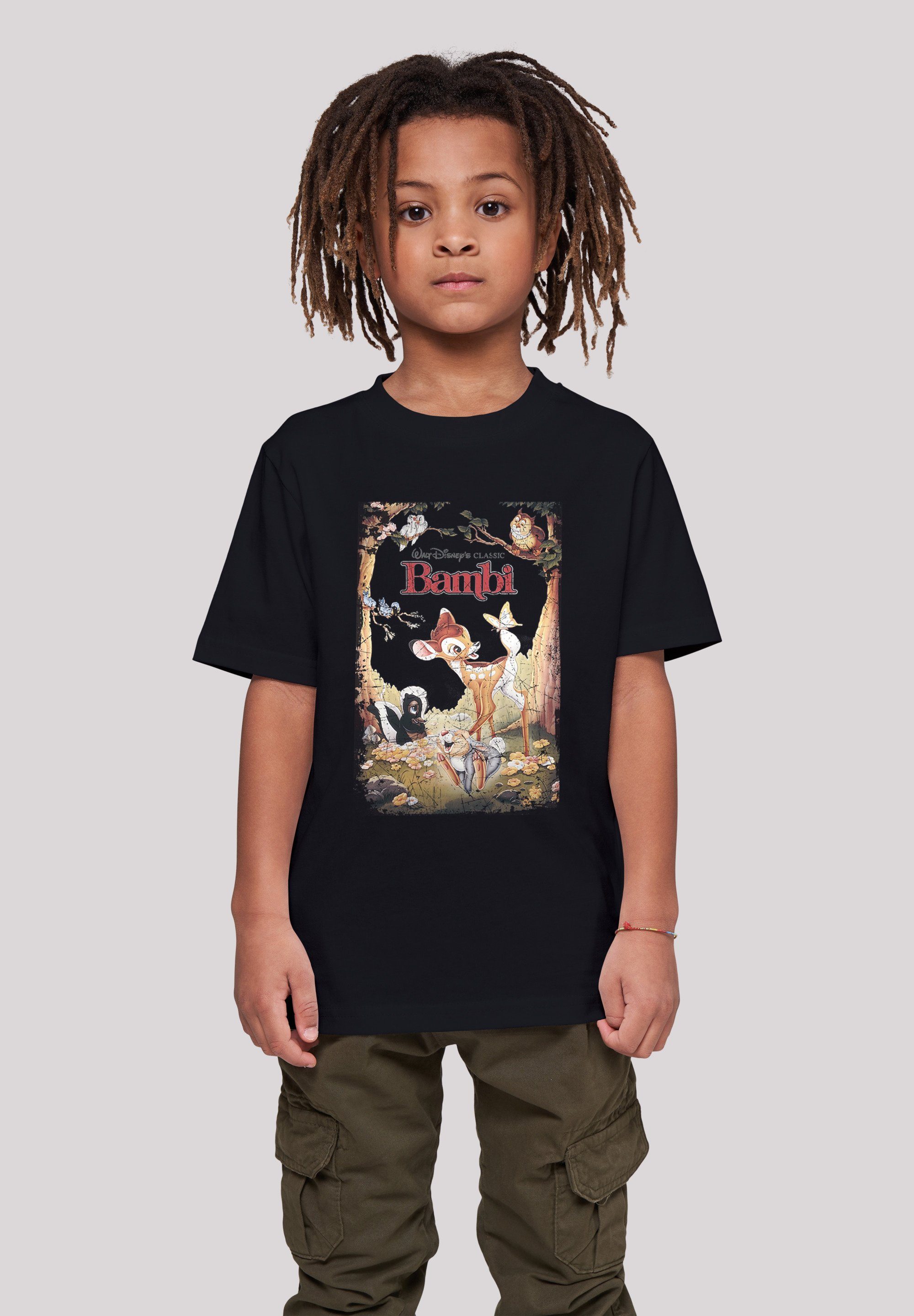 Kinder Kids (Gr. 92 -146) F4NT4STIC T-Shirt Disney Bambi Retro Poster