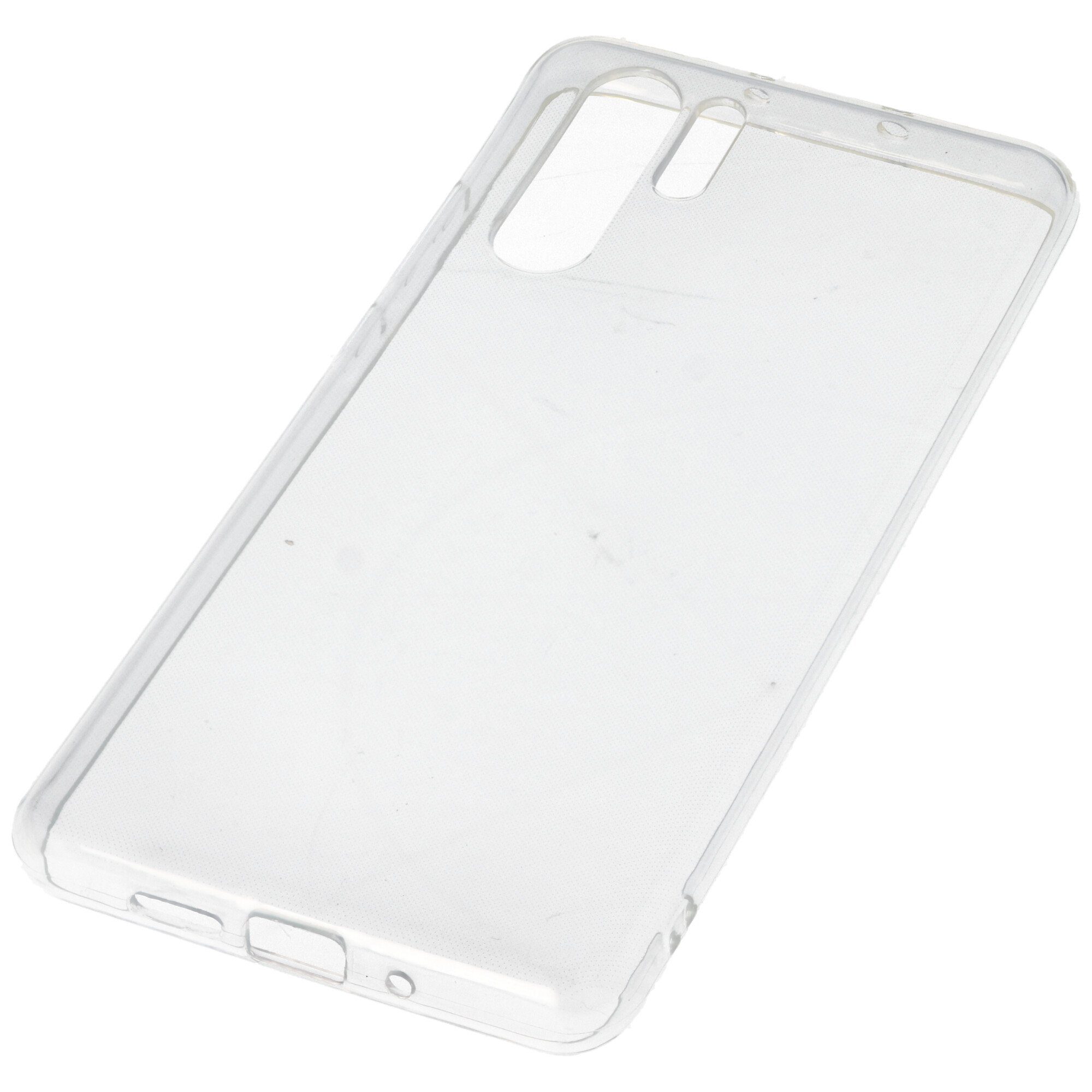 AccuCell Smartphone-Hülle Hülle passend für Huawei P30 Pro - transparente Schutzhülle, Anti-Gel
