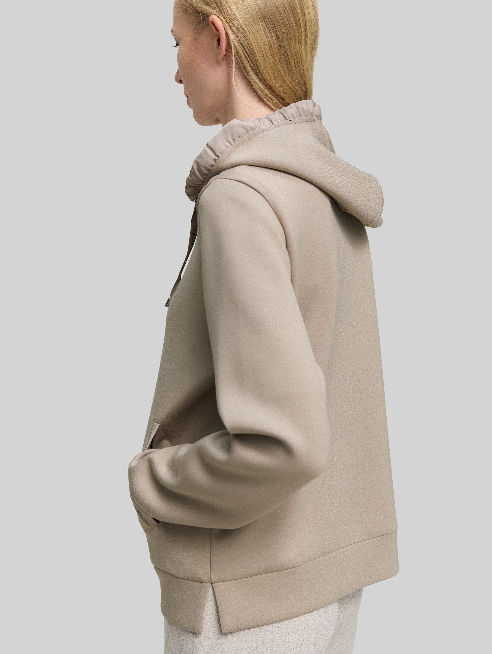 TOM TAILOR Sweatjacke Strick & Sweatshirts Hoodie Sweatjacke aus Scuba – Bild 4 von 5