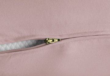 Kissenbezug Ombracio Edel-Zwirn-Jersey, Kneer (1 Stück), Kissenbezug für Stützkissen, flexible Kissenhülle mit Reißverschluss