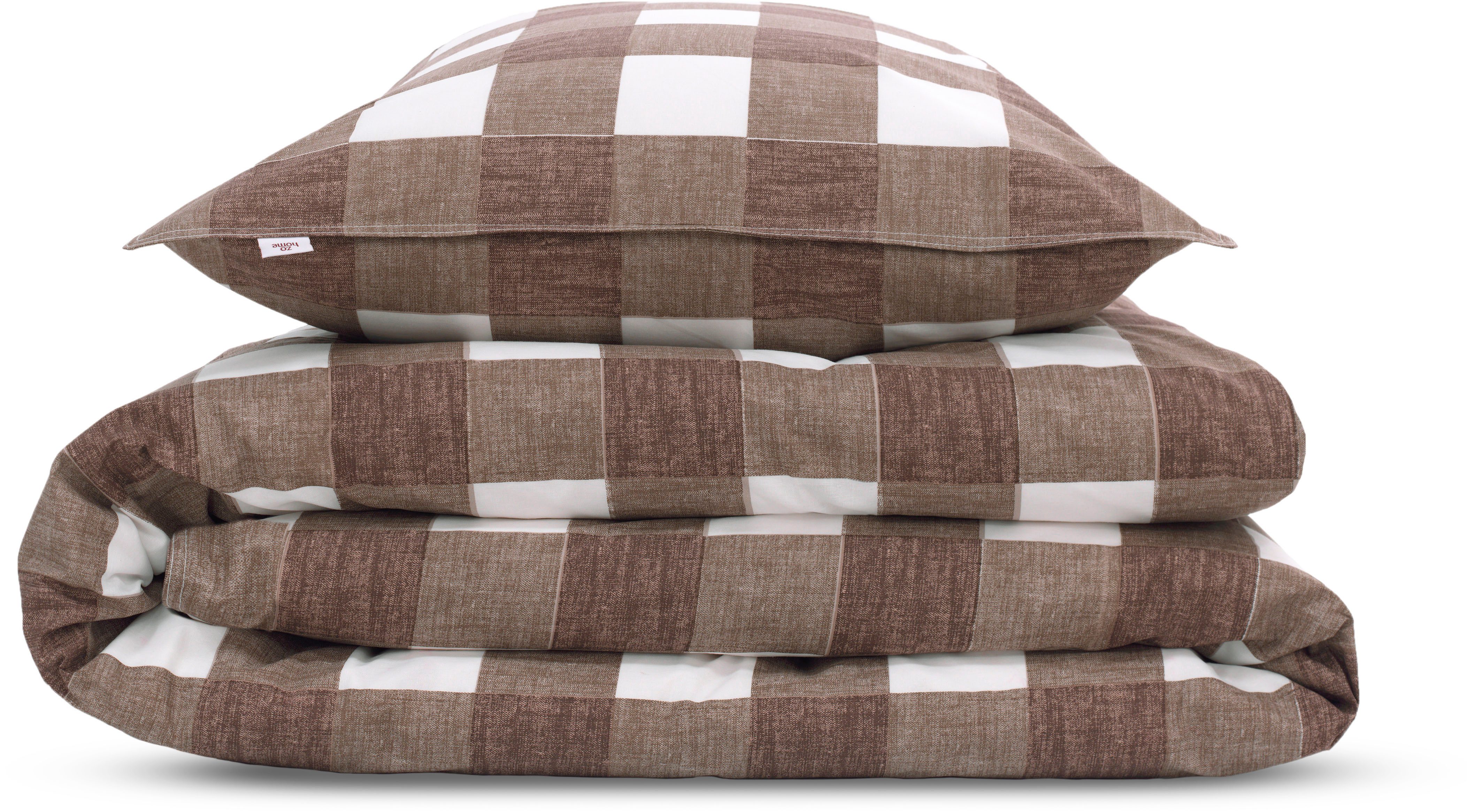 ZO HOME Bettwäsche Quattro-di-Lino, Renforcé, 1 teilig, Bettwäsche aus 100% Baumwolle, hochwertige Renforcé