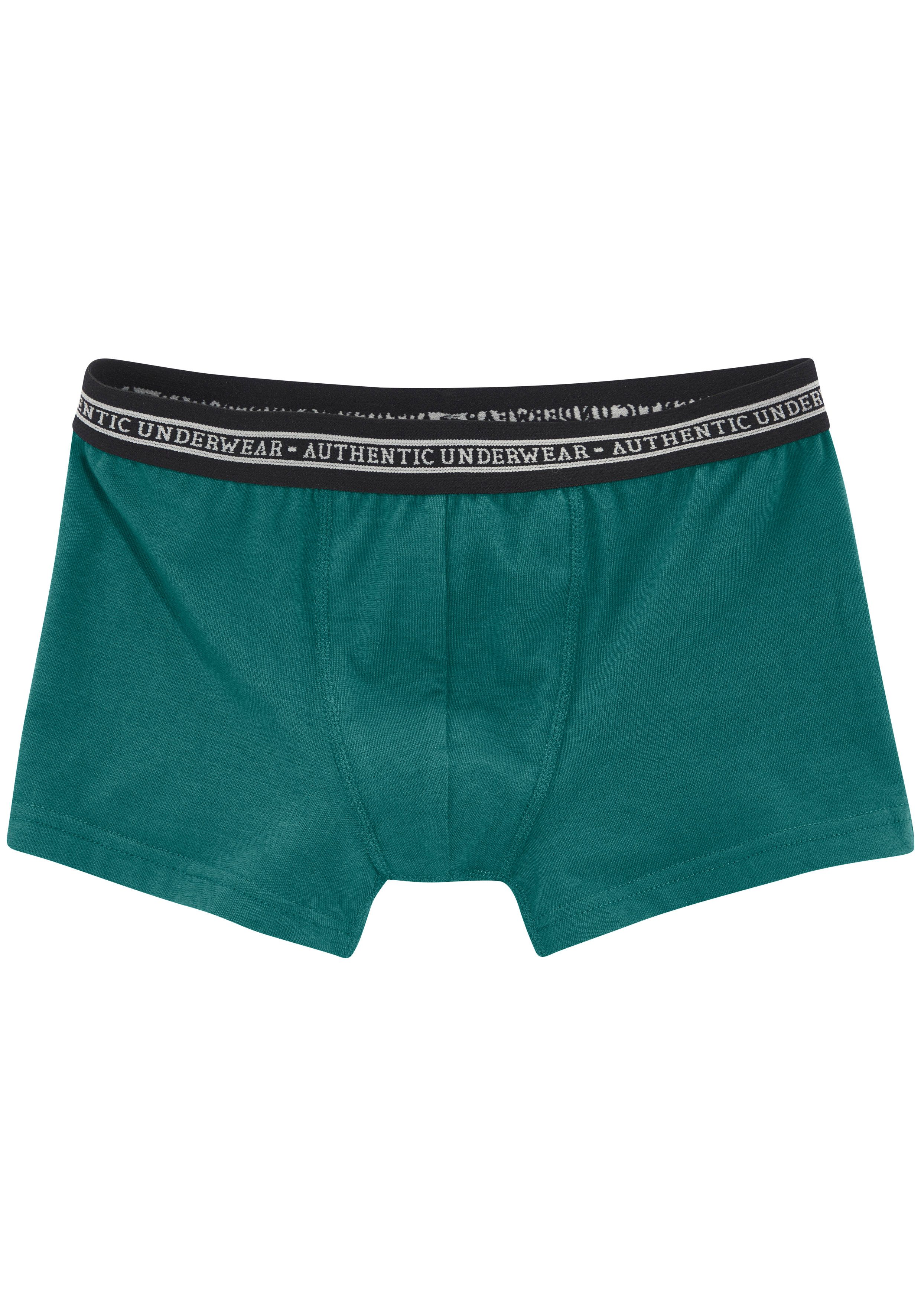 AUTHENTIC LE JOGGER Boxer Boxershorts für Jungen (Packung, 4-St) in klassischer Passform mit Webbund