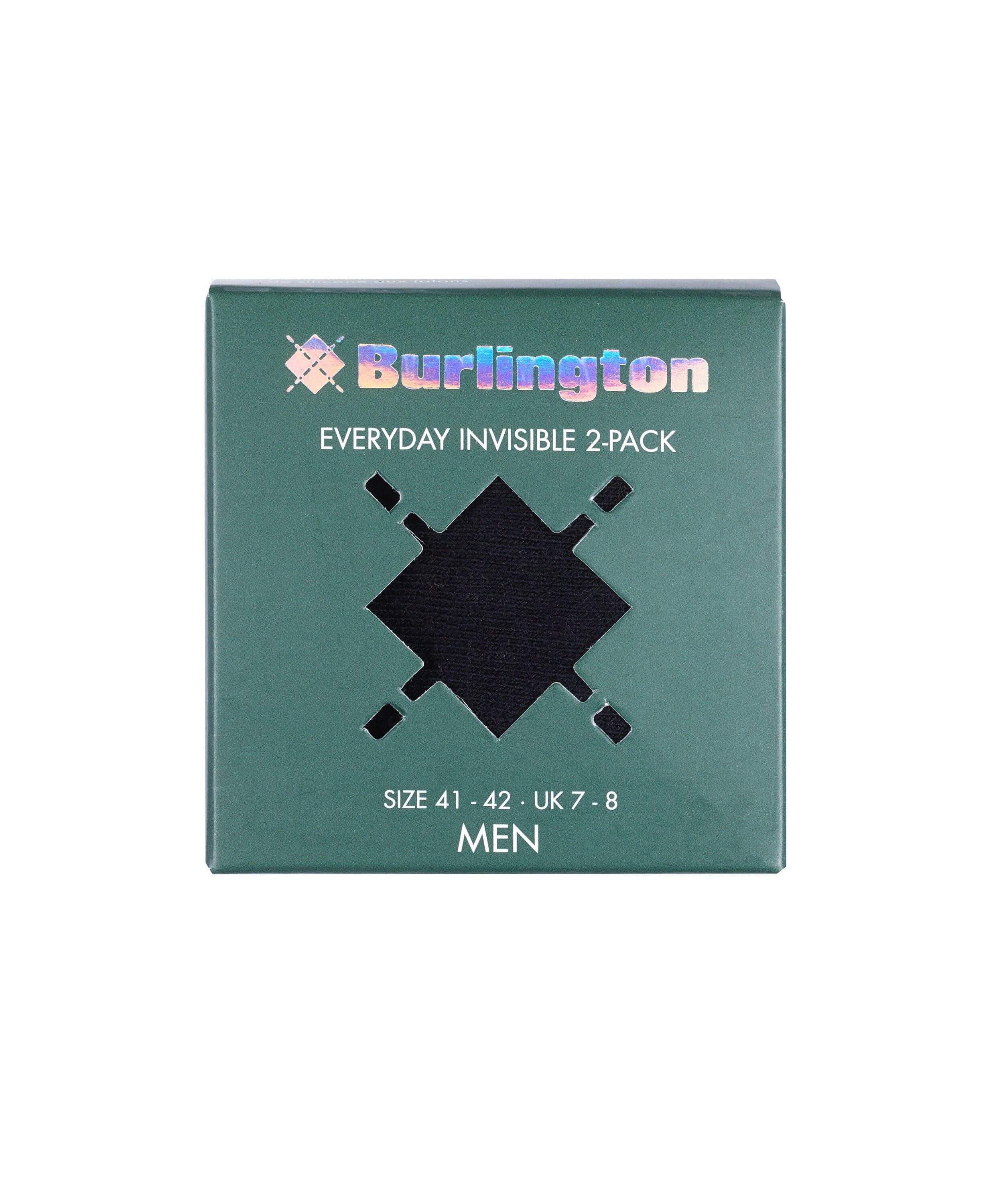 Everyday (3000) mit Box Füßlinge Anti-Slip-System Burlington 2-Pack black
