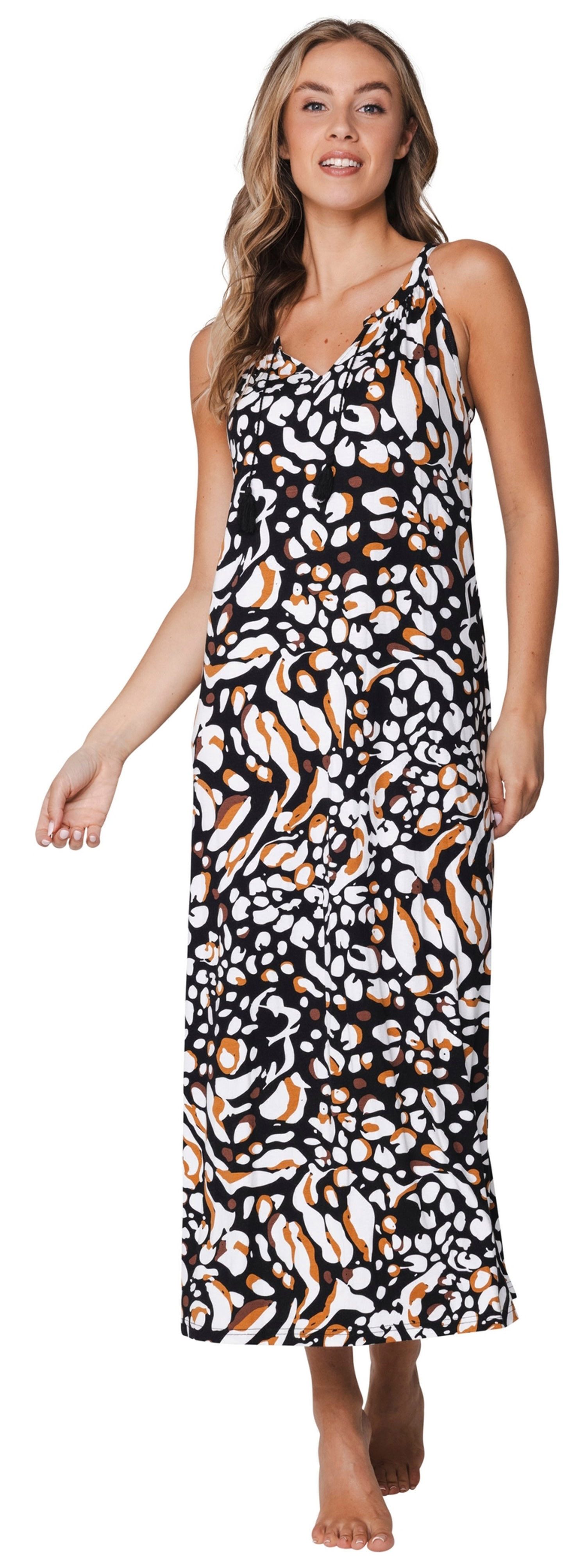Pastunette Sommerkleid Modisches Jersey Maxikleid (1-tlg) Modisches Design
