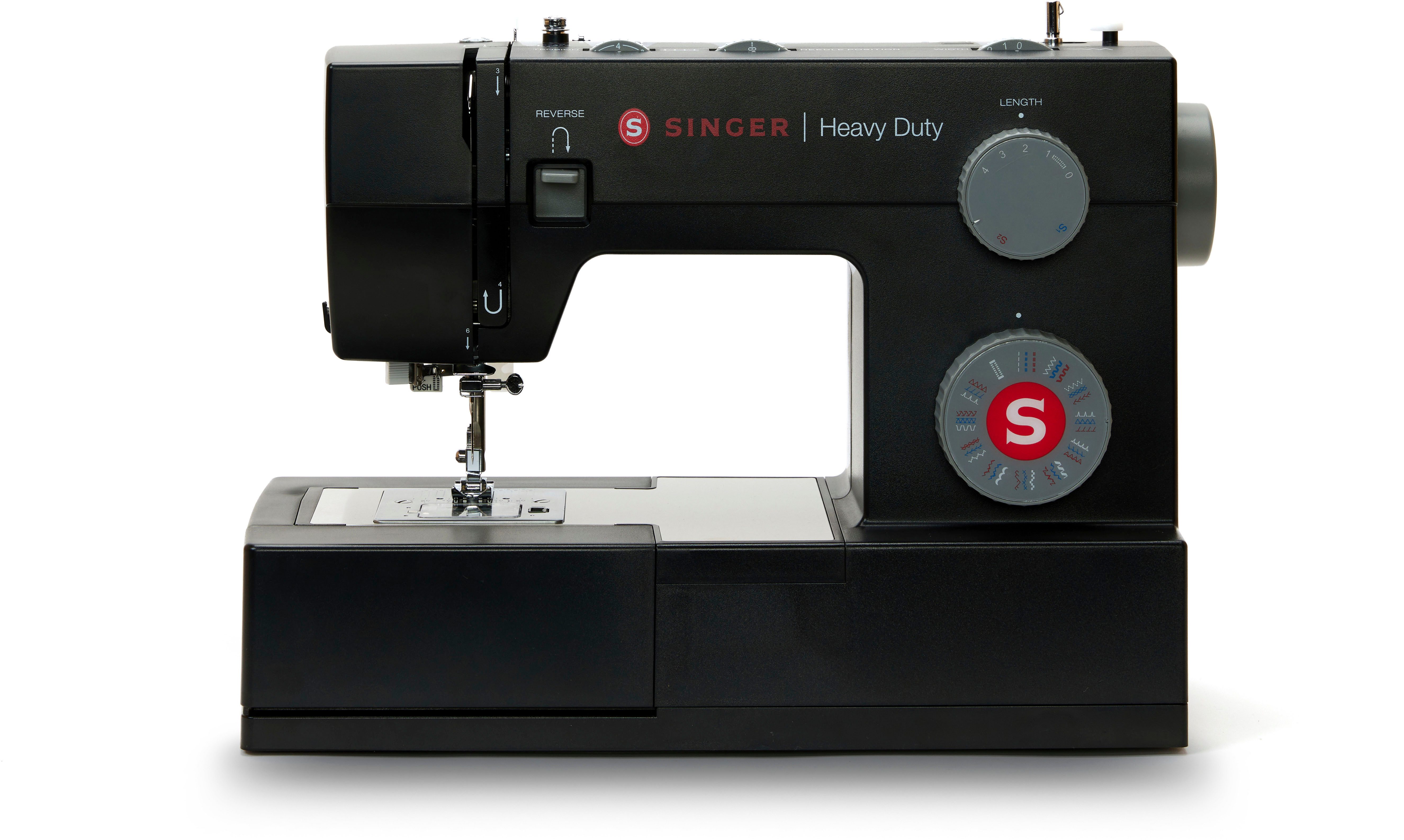 Singer Freiarm-Nähmaschine Heavy Duty Black HD4432, 32 Programme