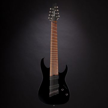 Ibanez E-Gitarre, Standard RGMS8-BK Multiscale 8-String Black, Standard RGMS8-BK Multiscale 8-String Black