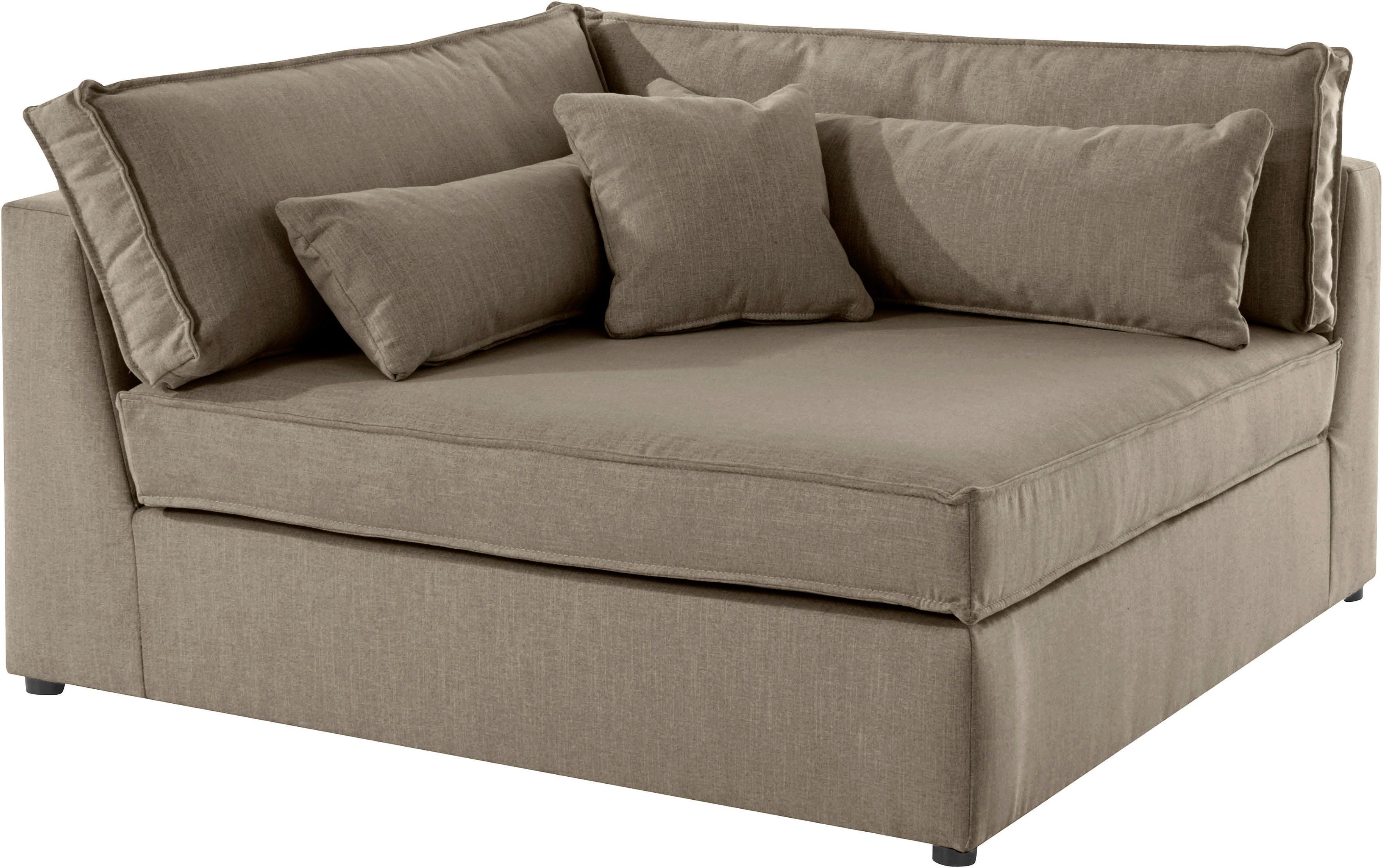 RAUM.ID Sofa-Eckelement "Enid" Teil eines Modulsofas, fester Sitzkomfort, a günstig online kaufen