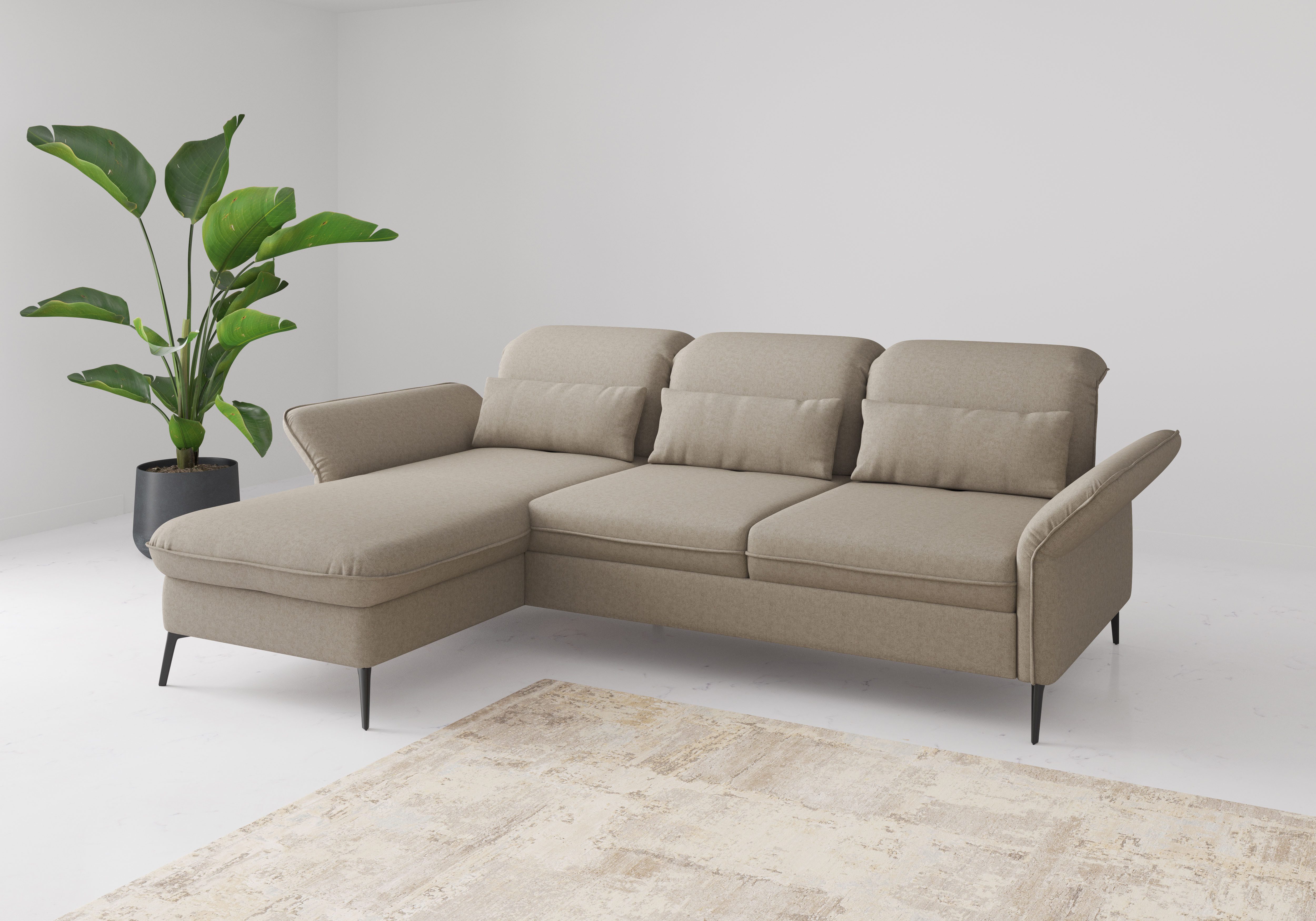 sit&more Ecksofa Emely, inkl. Sitztiefenverstellung, wahlweise günstig online kaufen