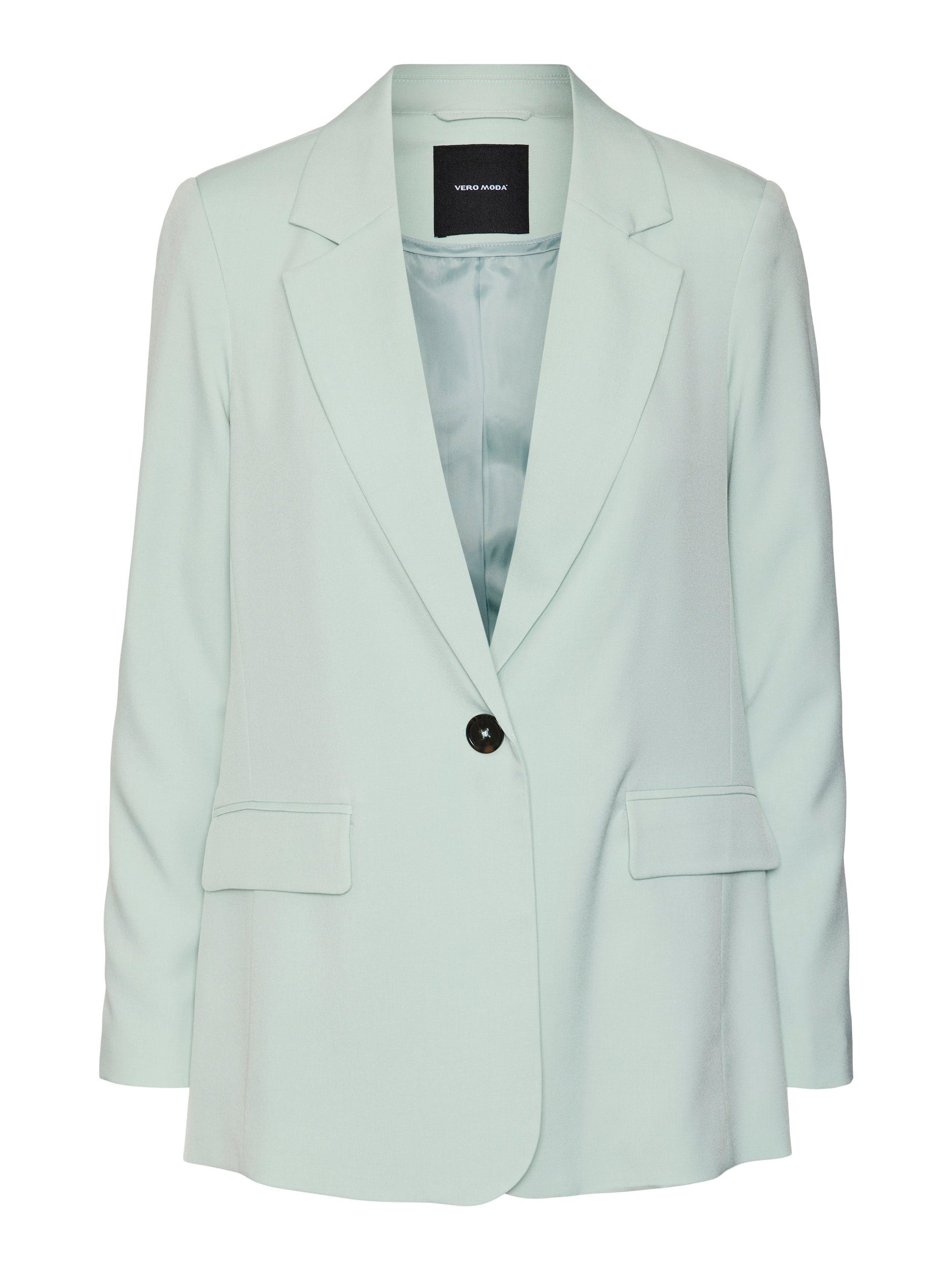 Vero Moda Longblazer LS LOOSE BLAZER Green Silt VMRITA NOOS