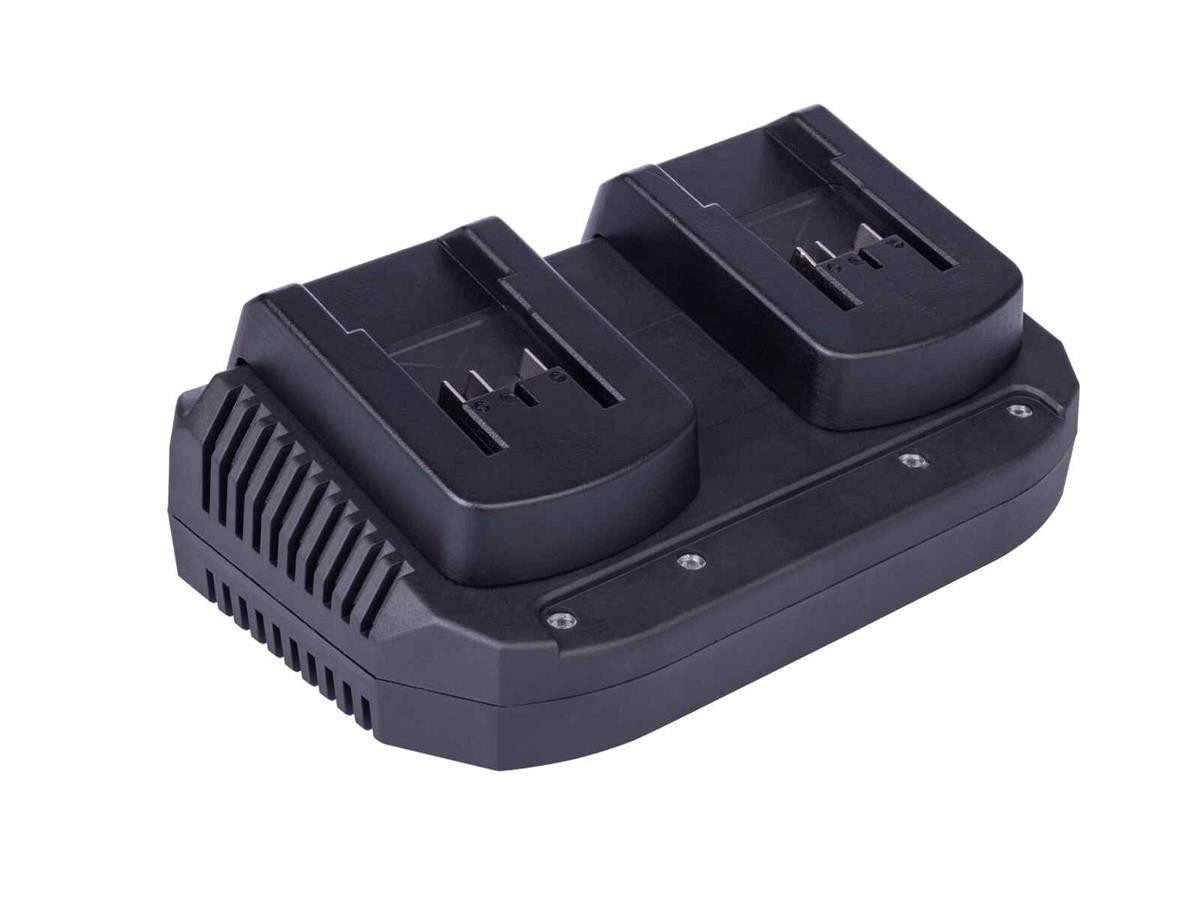 Gomag GO-BC2.4Twin Akku-Ladestation (Ladegerät, 1-tlg., Doppelladegerät, Schnellladegerät mit 2 x 2.4A)