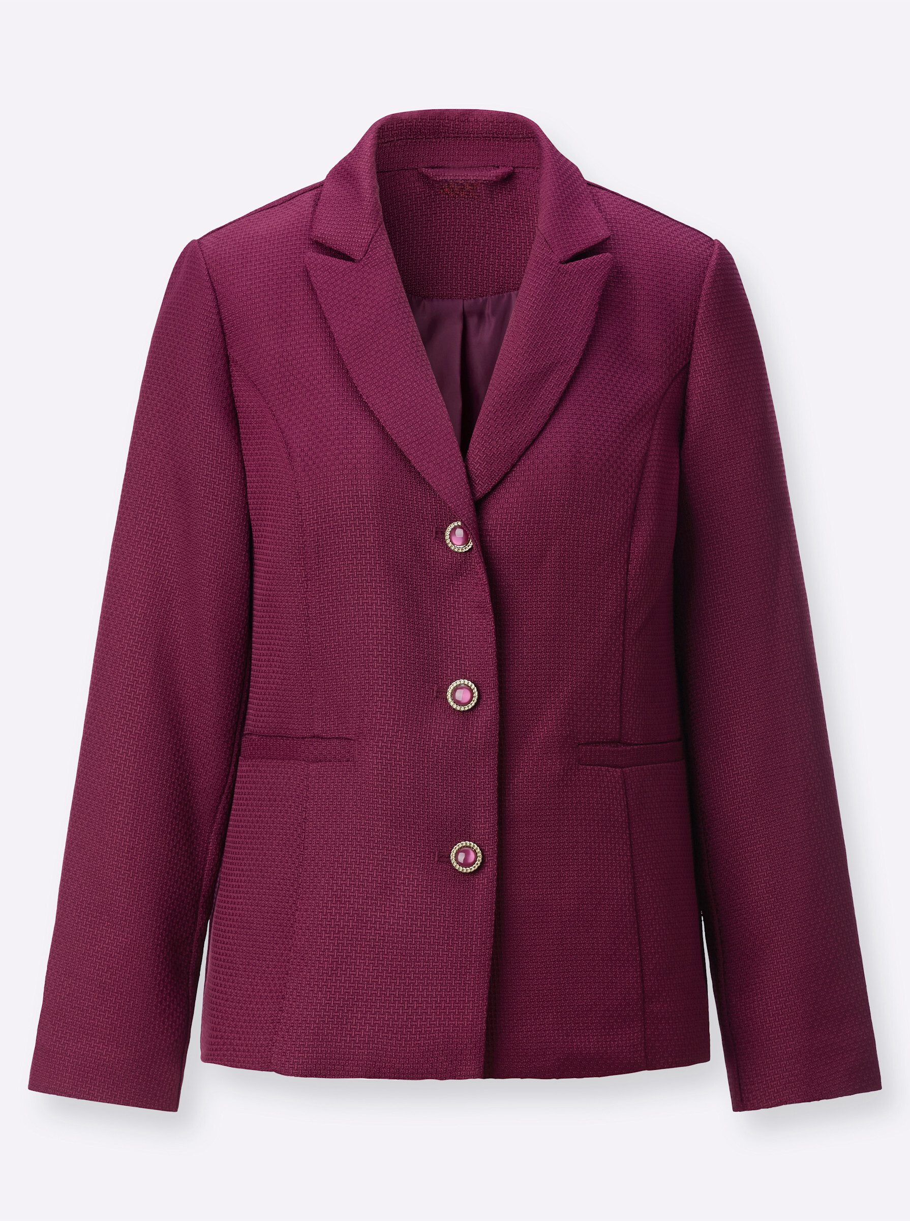 Witt Blusenblazer Kurzblazer Langarm