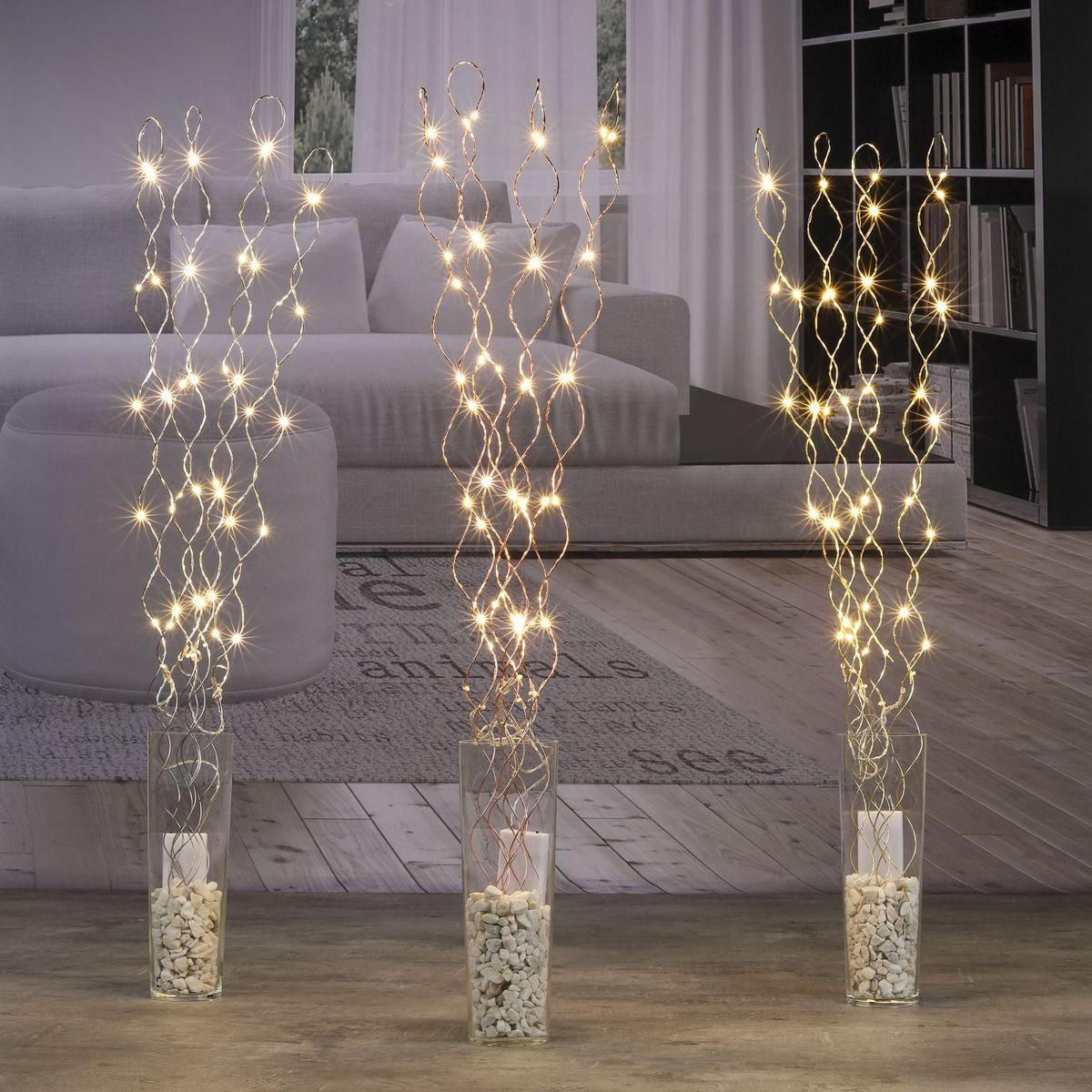 bonsport Leuchtzweig LED Lichterzweige mit 40 LEDs, 90 cm günstig online kaufen