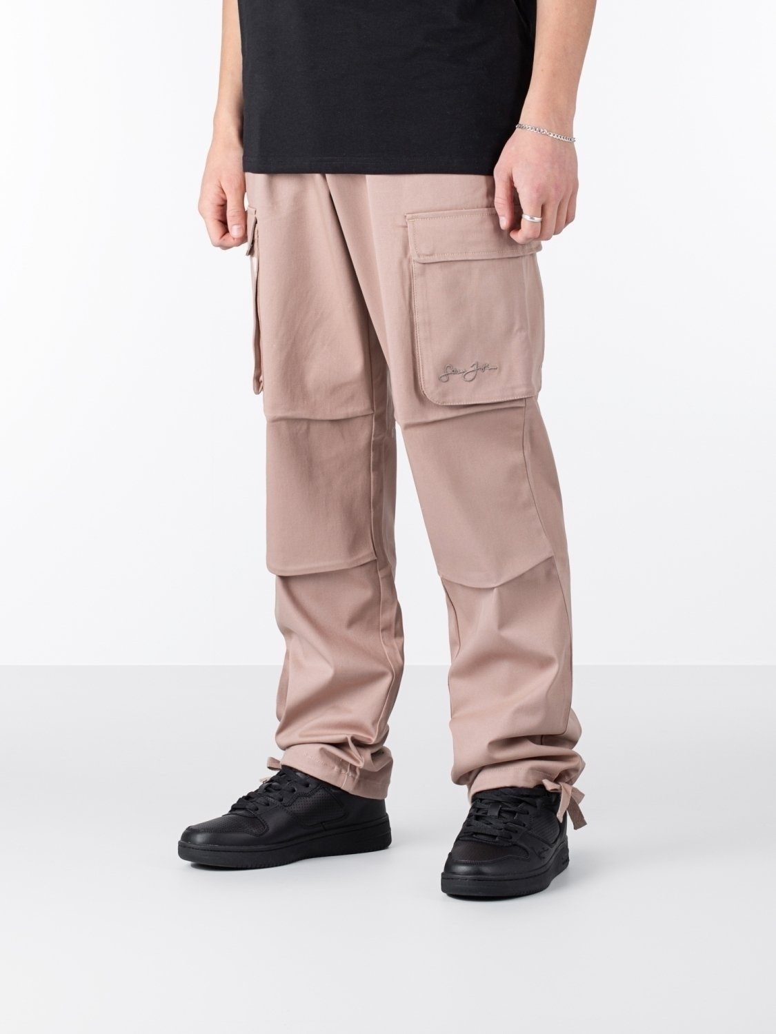 Sean John Cargohose Sean John Script Logo Straight Leg Trackpant