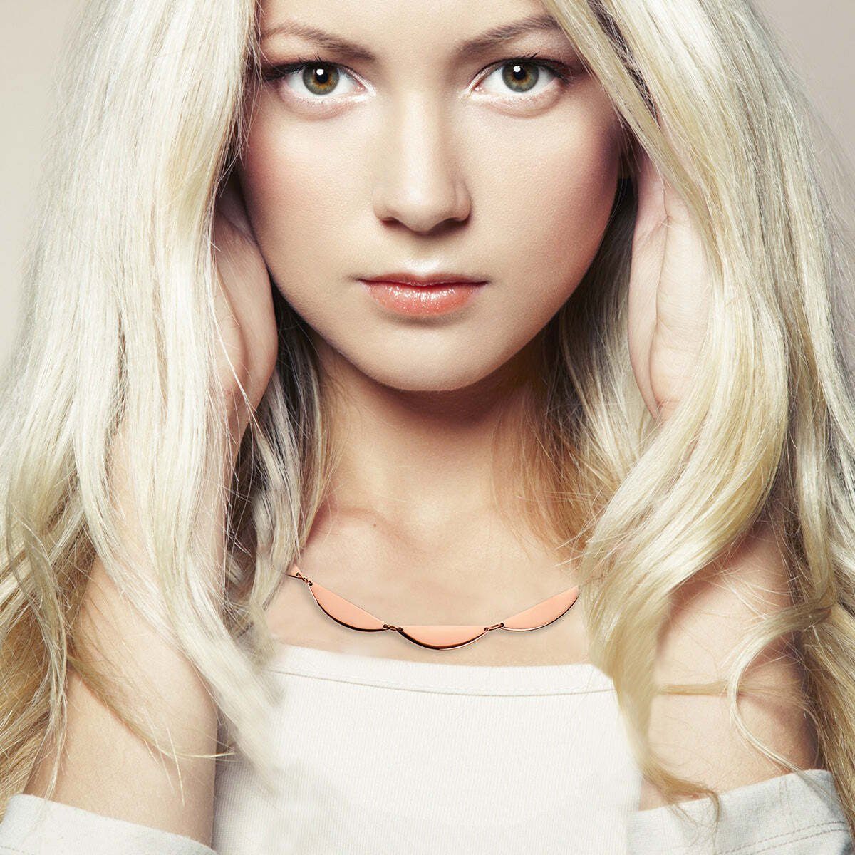 M&M Edelstahlkette Halskette Damen r... M&M Edelstahlkette Halskette Damen r...