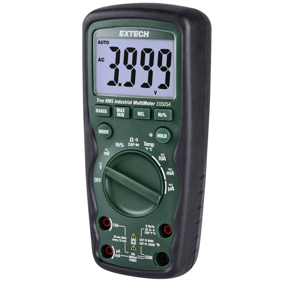Thumbnail - Spannungsprüfer Extech Extech EX505A Hand-Multimeter digital CAT IV 600 V Anzeige (C, (Extech EX505A)