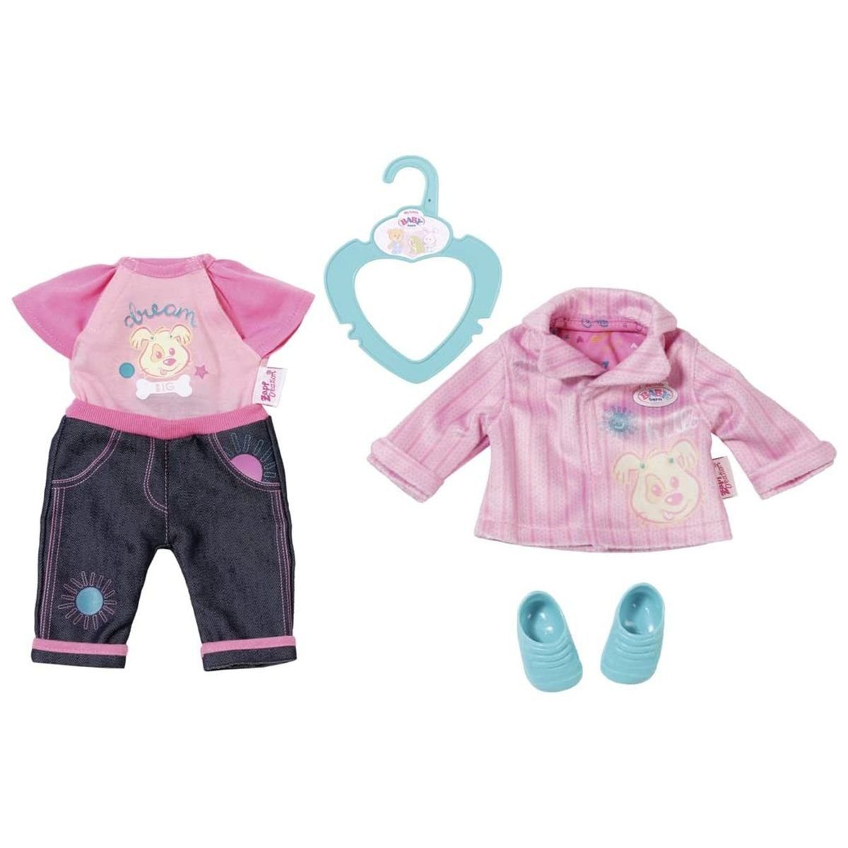 Zapf Creation® Puppen Little My - - 32 Zapf cm Accessoires-Set Kindergarten 825464 born Outfit, BABY