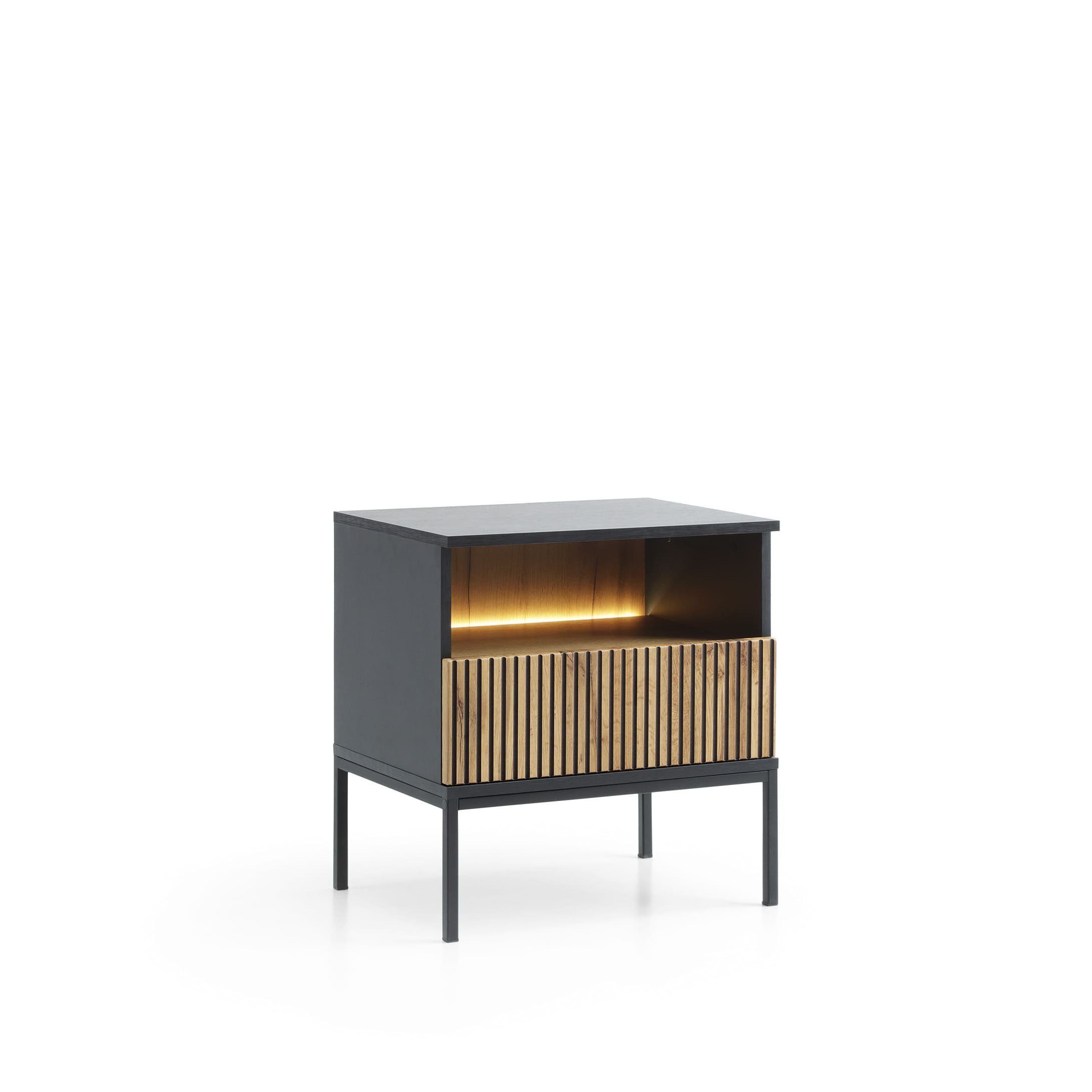 MOEBLO Nachttisch Sentino S54 LED (mit günstig online kaufen