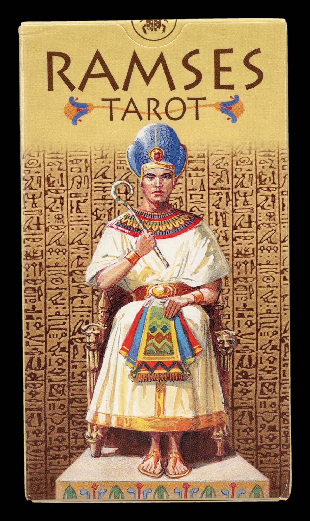 Figuren Shop GmbH Dekoobjekt Ägypten Tarot Karten – Ramses II Tarot Deck mit 78 Motiven Dekoration
