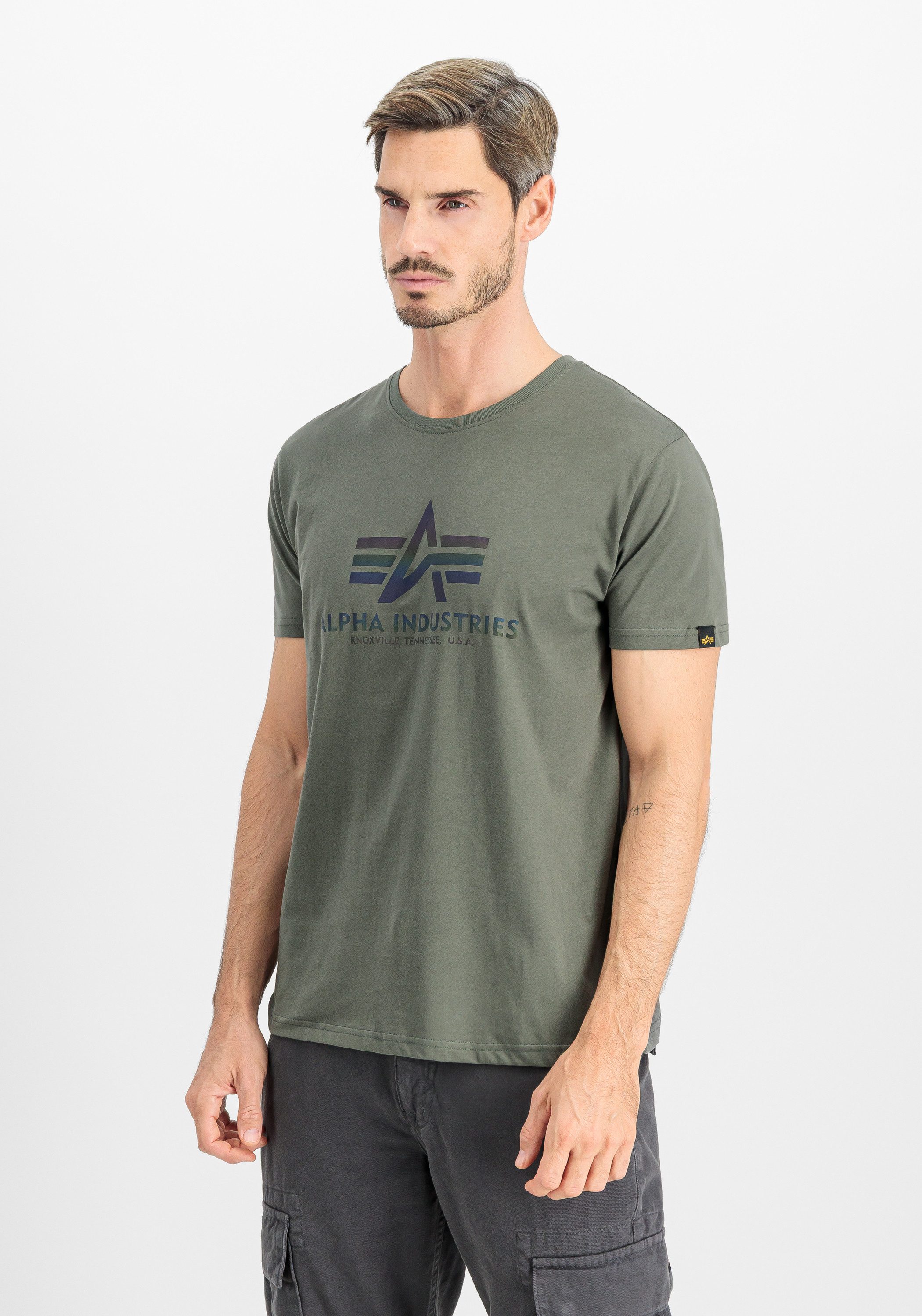 Alpha Industries T-Shirt Basic T-Shirt BL Rainbow Ref.
