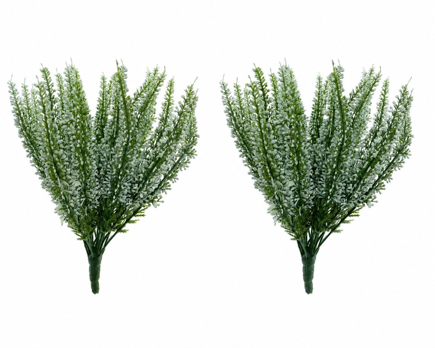 Kunstpflanze 2er Set Erika auf praktischen Steckstab Heidekraut 29cm, mucPlants