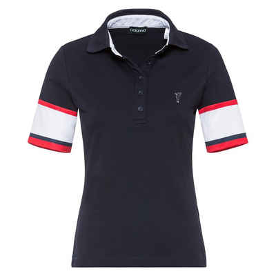 GOLFINO Poloshirt Golfino New Club Short Sleeve Polo Navy