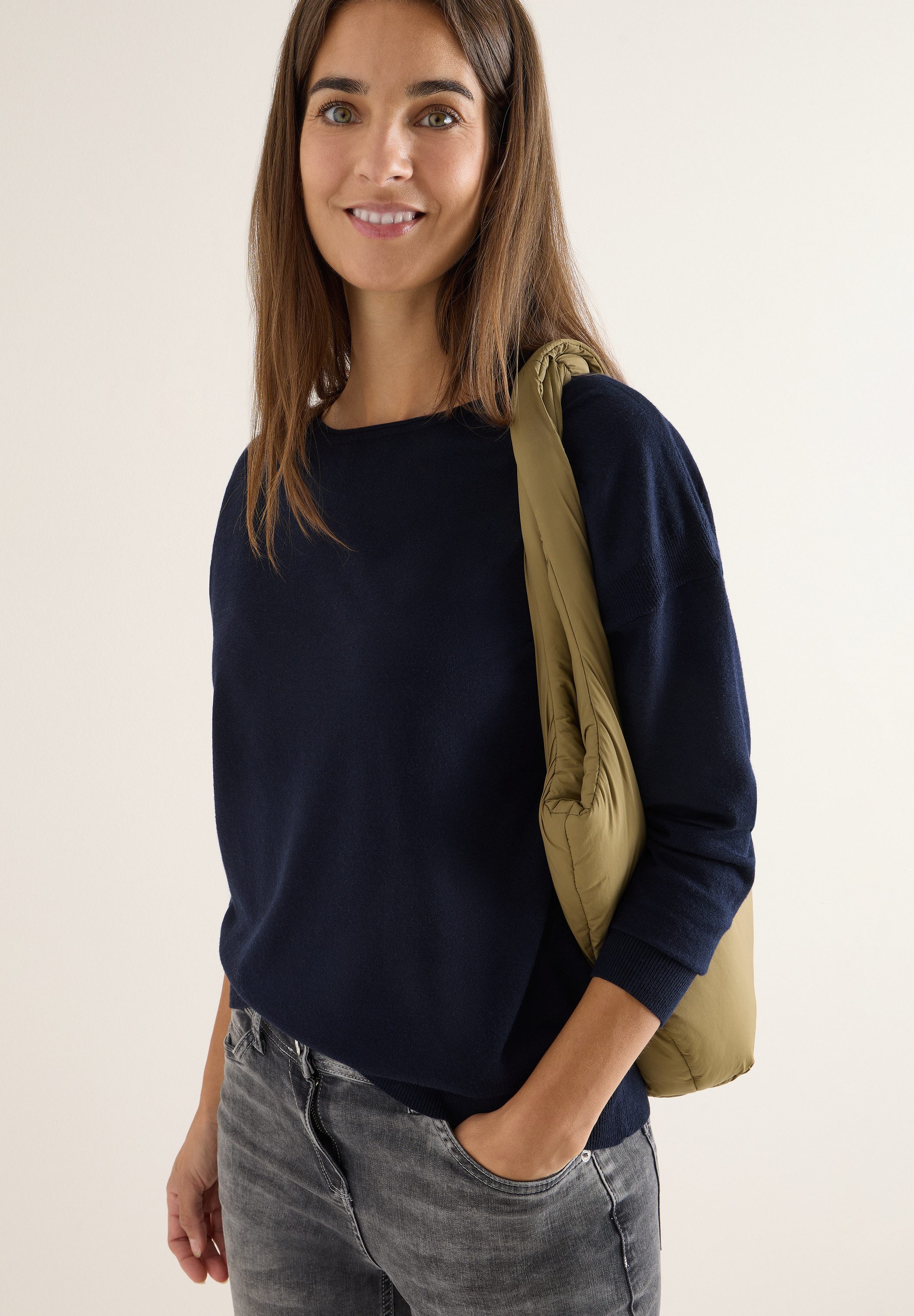 CECIL Strickpullover mit Strukturdetail günstig online kaufen