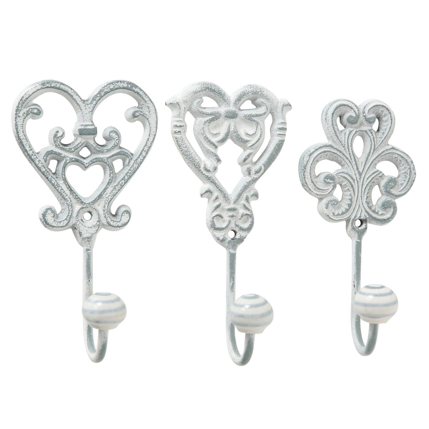 BOLTZE GRUPPE GmbH Wandhaken Garderobenhaken Pippo Eisen lackiert grau H.14 günstig online kaufen