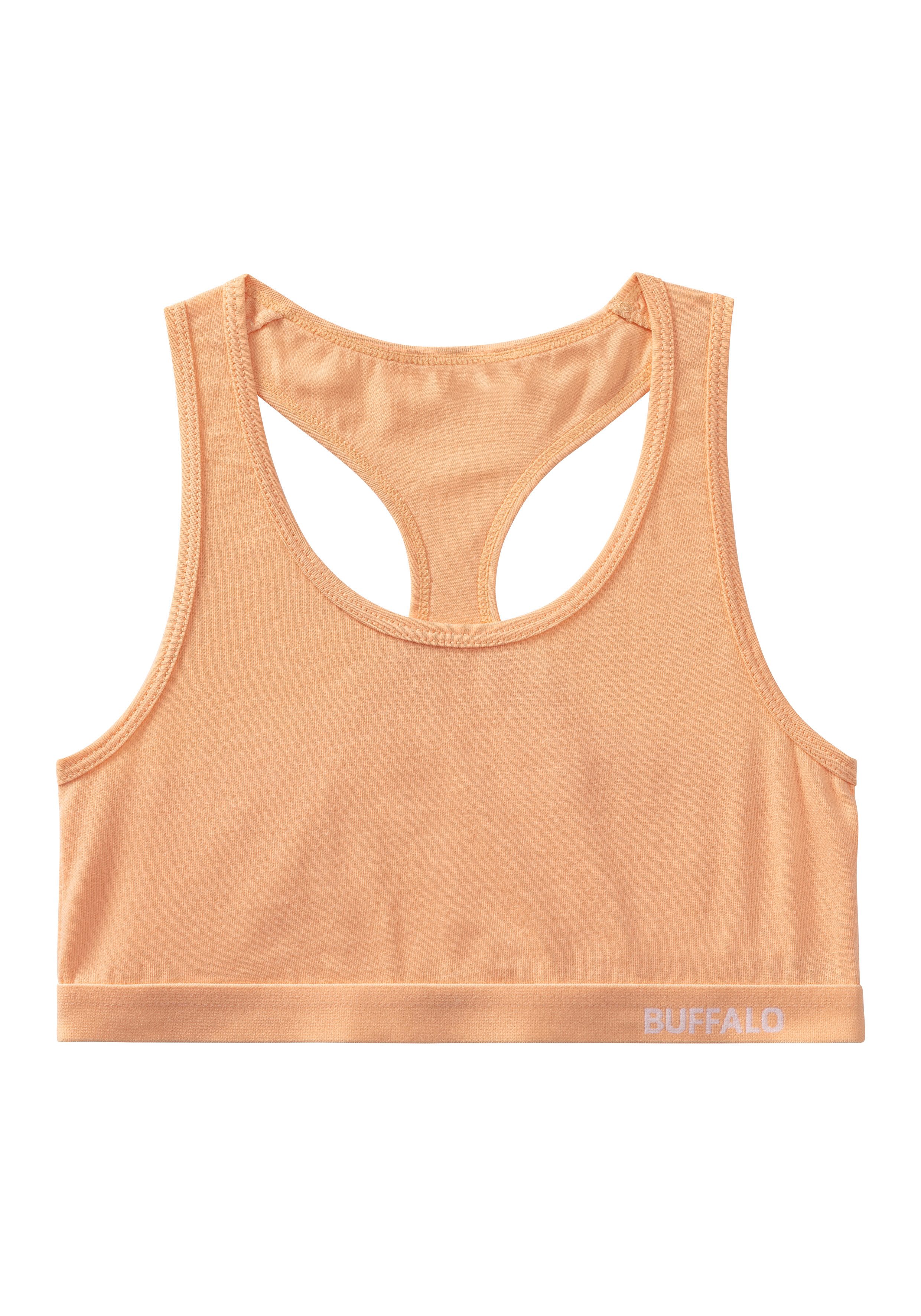 Buffalo Bustier (Packung, 3-tlg) Uni und Blümchen-Print in einer Packung