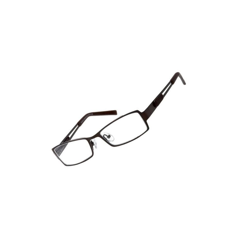 Fossil Brillengestell Korrektionsfassung Brille Metall Braun 47/17/130 - OF4035200, Metall, Flexibügel