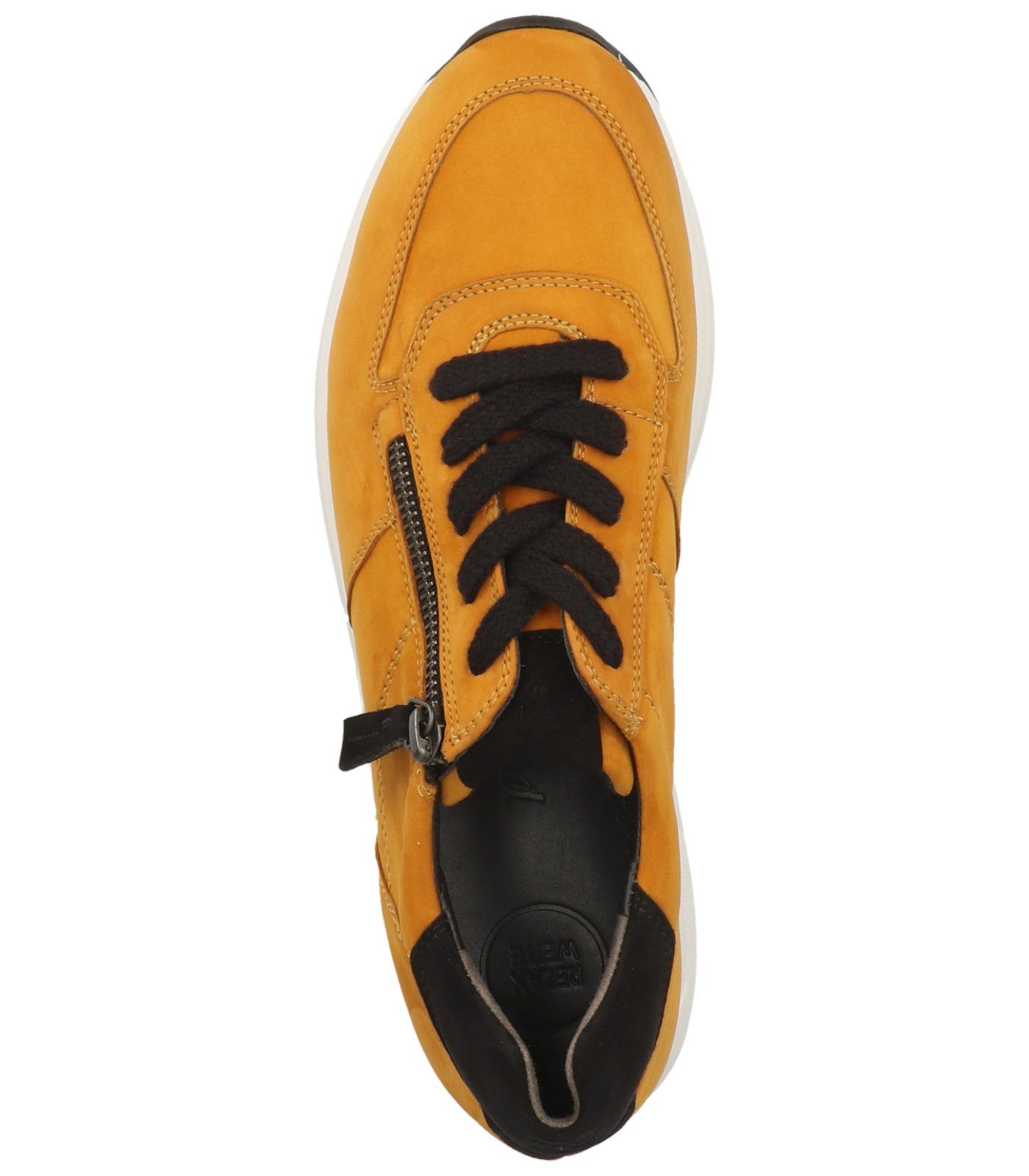 Paul Green Sneaker Nubukleder Curry Sneaker