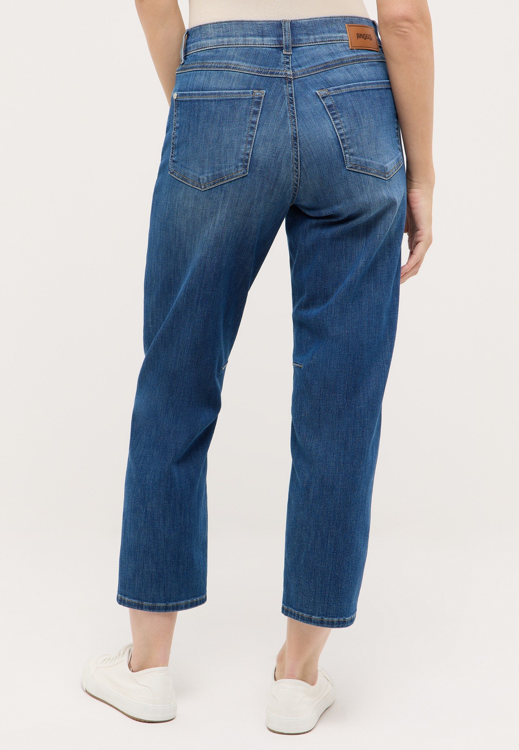 ANGELS 7/8-Jeans EVY 7/8-lange Schnittform, lockere Passform, aus Baumwollmischung