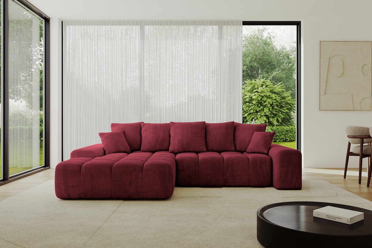 ALTDECOR Ecksofa ENSI-L, Sofa Praktische Bequeme Funktionsecke Couch L-Form Eckcouch, Corner Sofa L-Form Vielseitige Sofa Wohnlandschaft Wohnzimmer