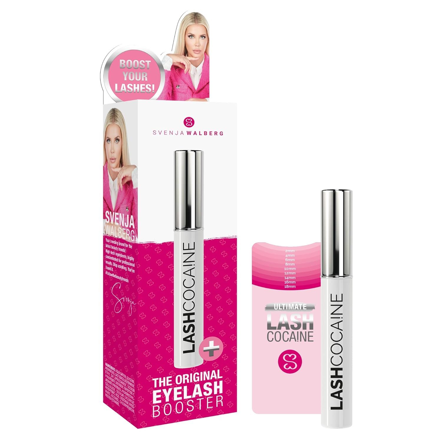 Svenja Walberg Wimpernserum LASHCOCA!NE PROFI Das virale Original für lange & volle Wimpern, veganer -Booster MADE in Germany, Testsieger für Wimpernverlängerung, für schnelles Wachstum & lange Wimpern