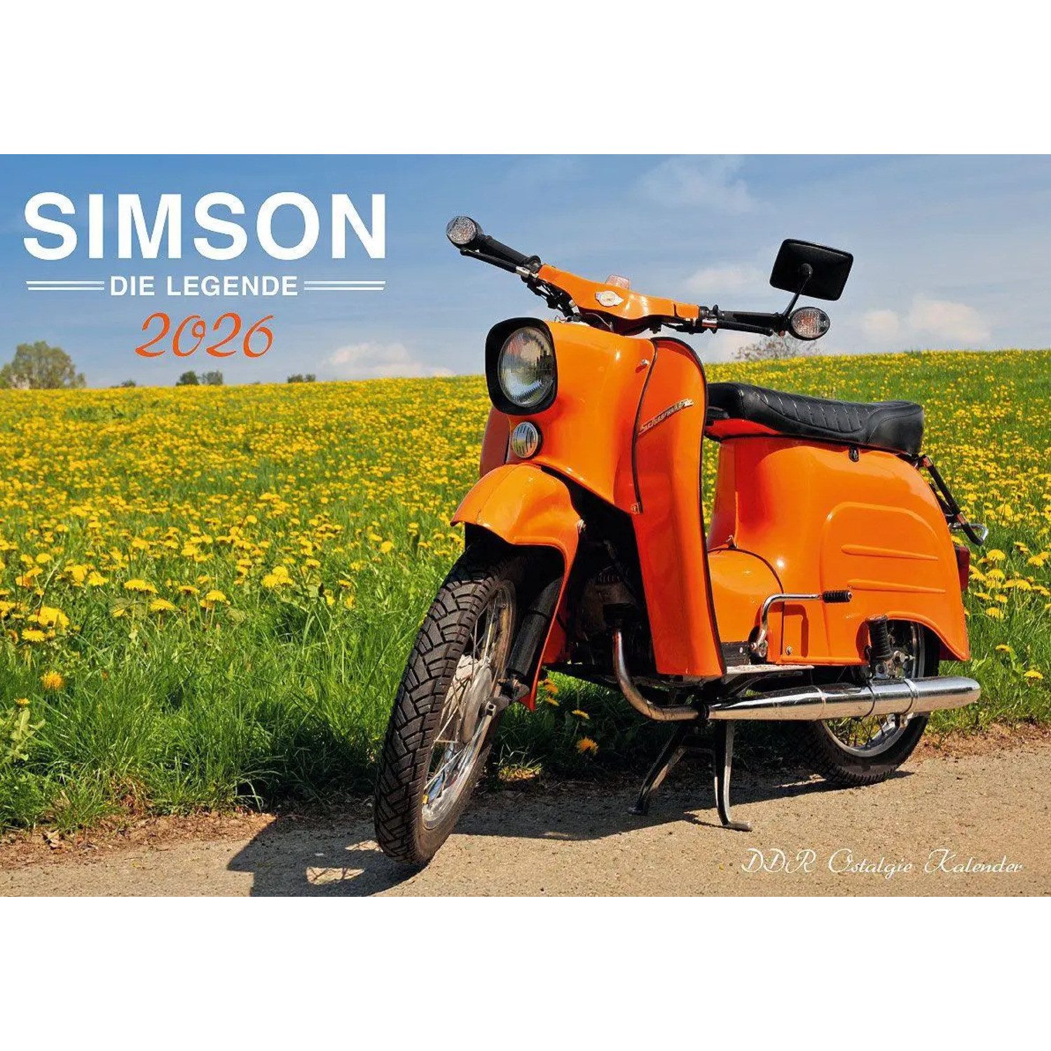 Wandkalender Simson Kleinkrafträder Kalender 2026