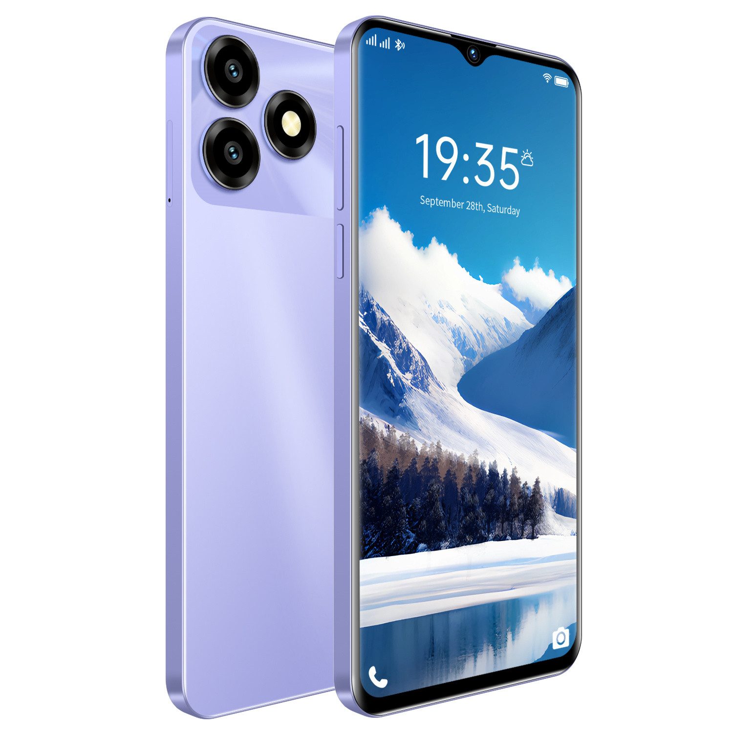 HT Android Phone Smartphone (13 MP Kamera, 4GRAM+64GROM, erweiterbar 128GB, unterstützt 4G FDD-LTE: B1/3/7/38)